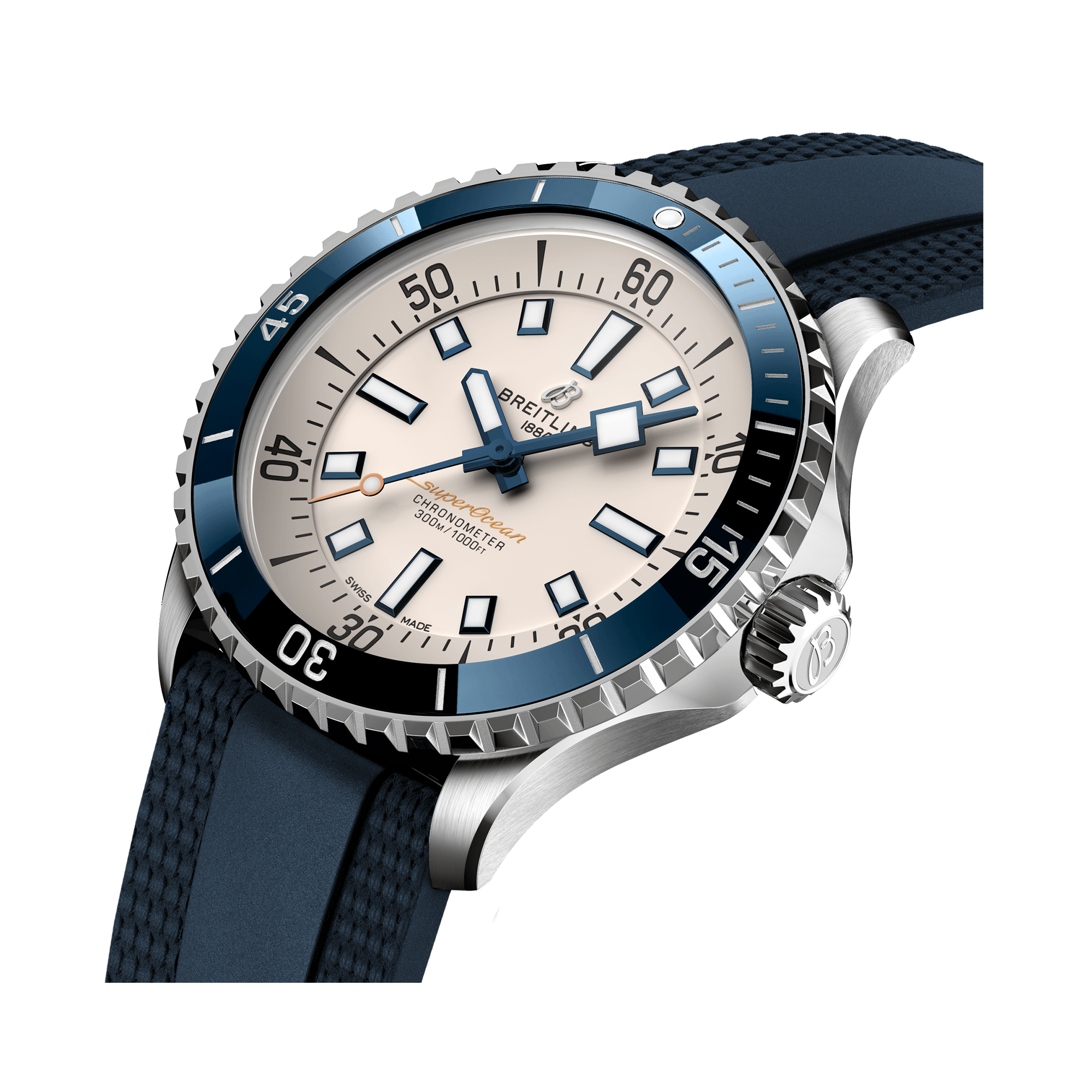 Breitling Superocean Automatic 42 42mm, Silver Dial, Arabic & Baton Numerals_3