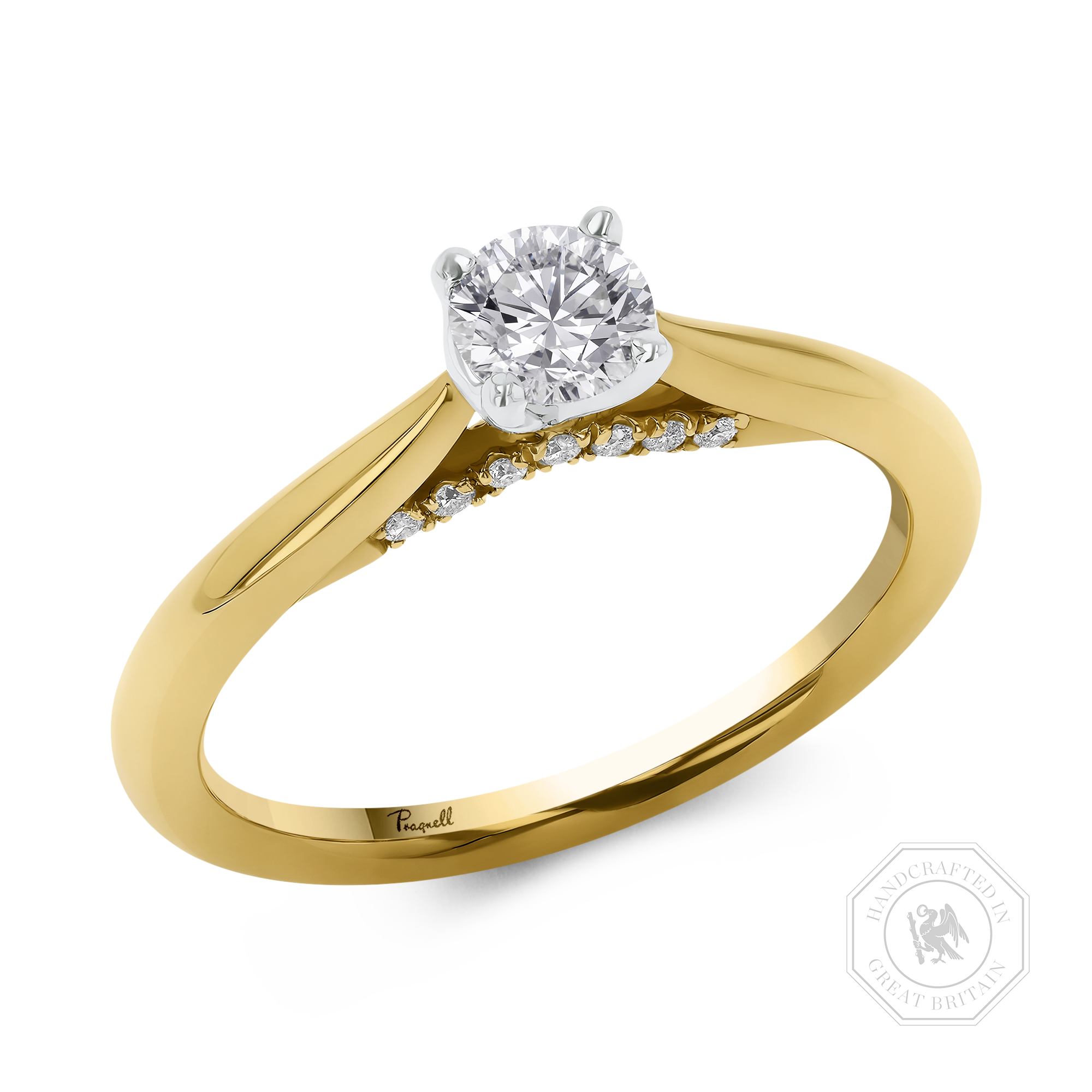 Classic 0.32ct Brilliant Cut Diamond Ring Brilliant cut, Claw set_1
