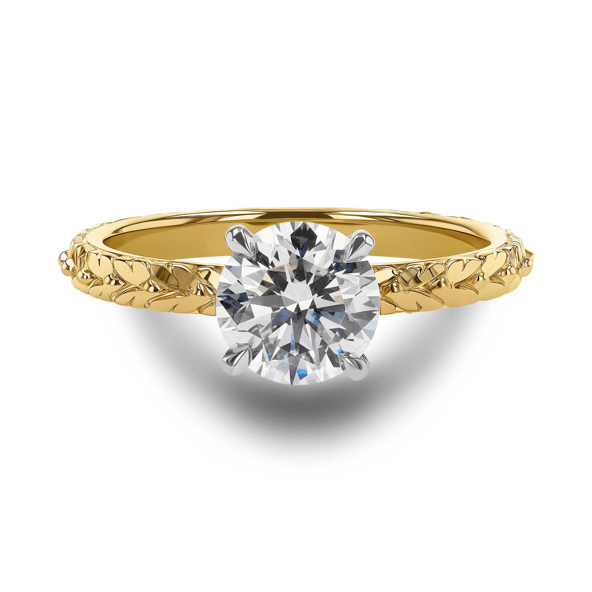 Apple Blossom 1.51ct Diamond Solitaire Ring Brilliant cut, Claw set_2