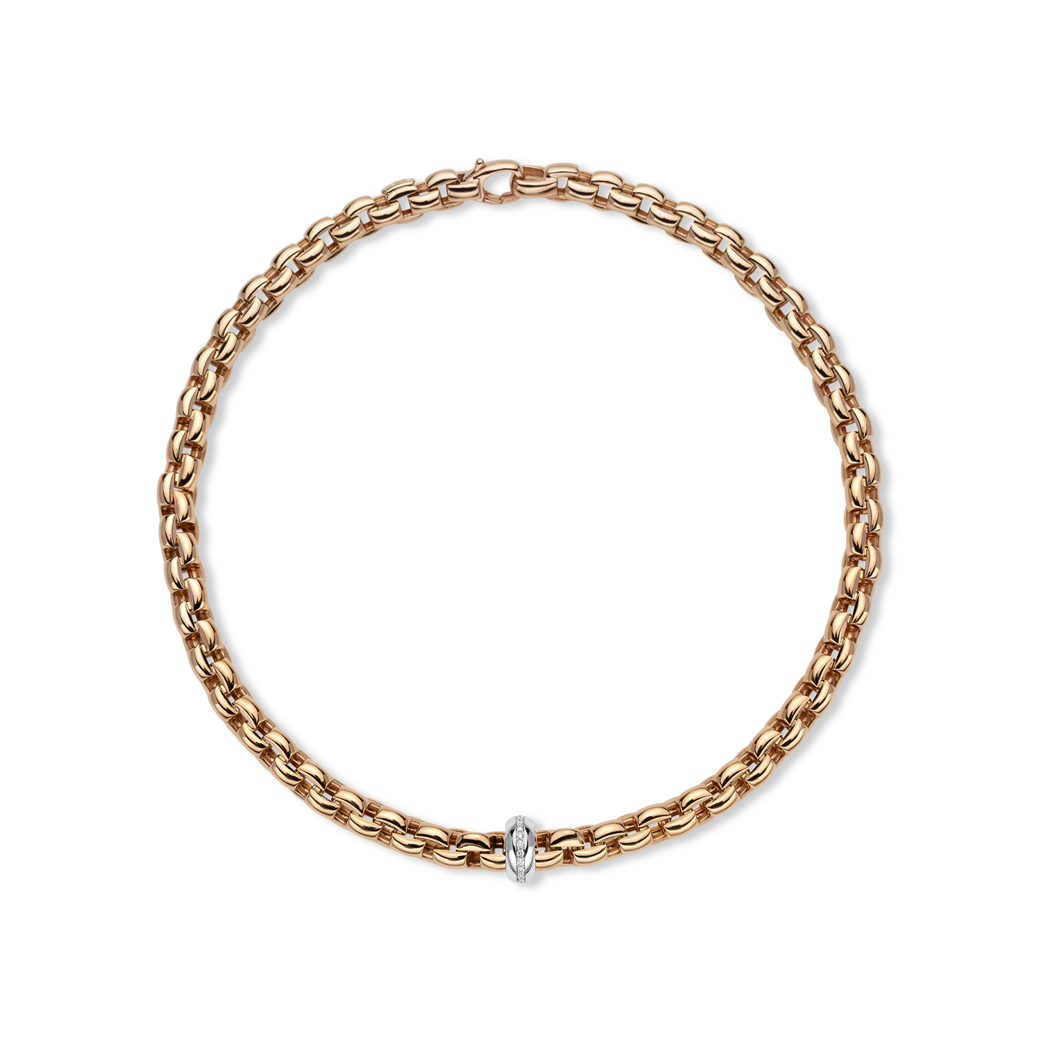 Fope Eka Diamond Necklace Brilliant Cut, Pavé Set_1