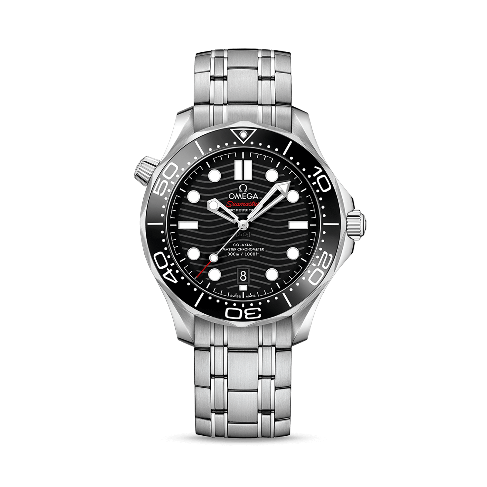 Seamaster Diver 300m 42mm, Black Dial, Baton Numerals_1