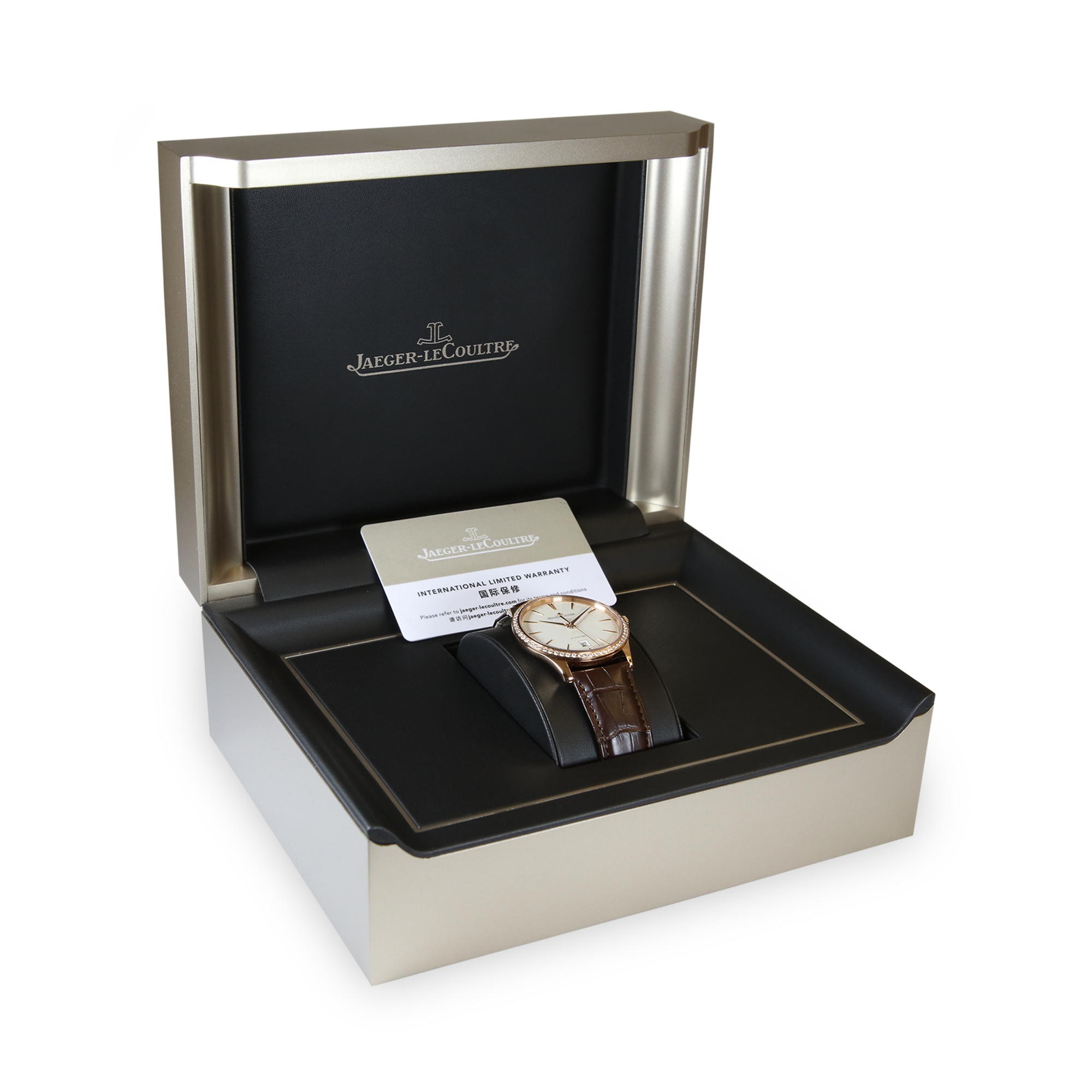 Pre-Owned Jaeger-LeCoultre Master Ultra Thin 39mm, Cream Dial, Baton Numerals_4