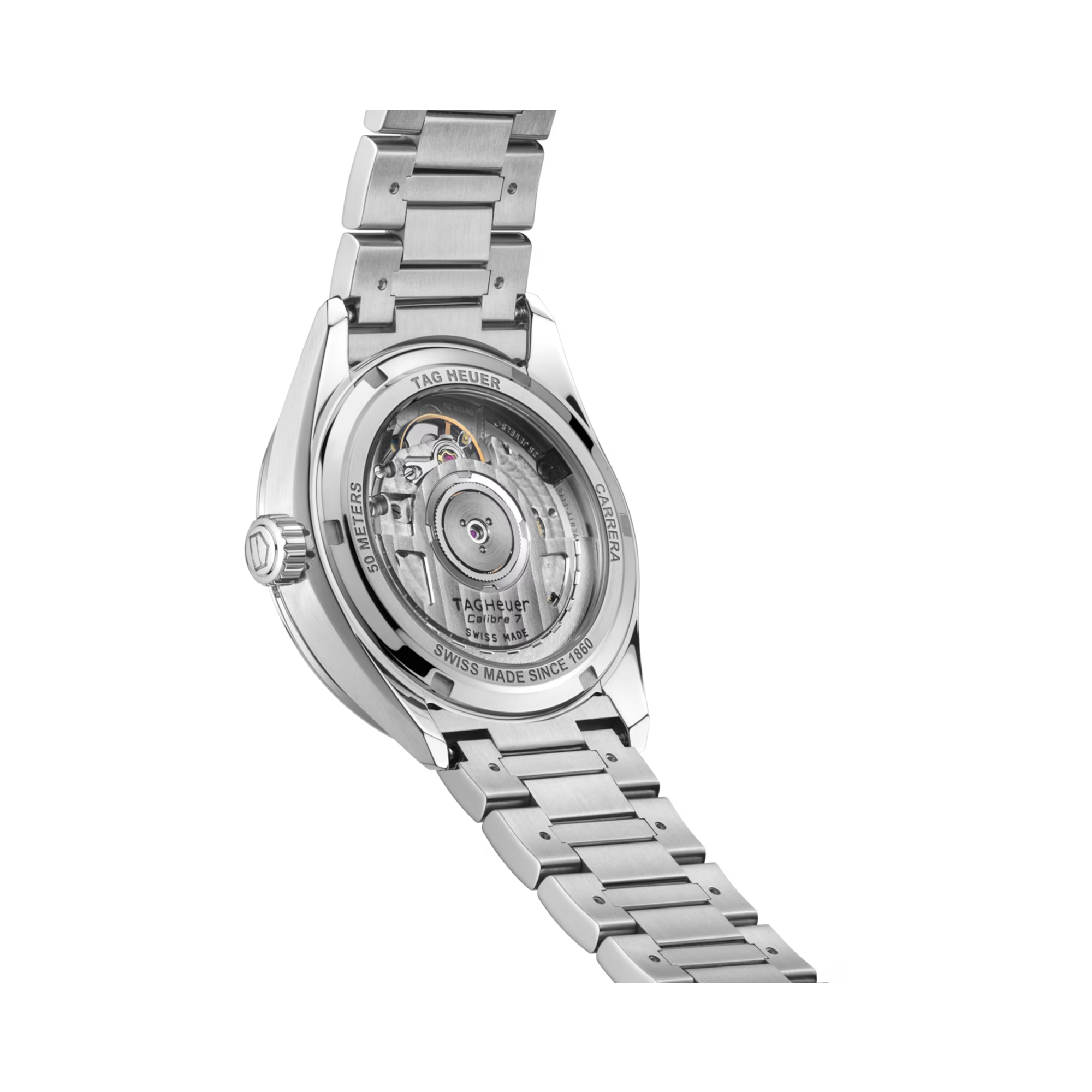 Tag Heuer Carrera Date 36mm, Pink Dial, Baton Numerals_2