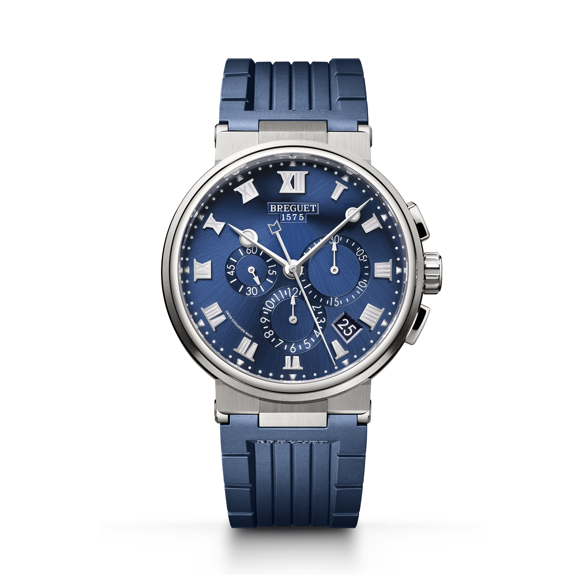 Breguet Marine Chronograph 42.3mm, Blue Dial, Roman Numerals_1