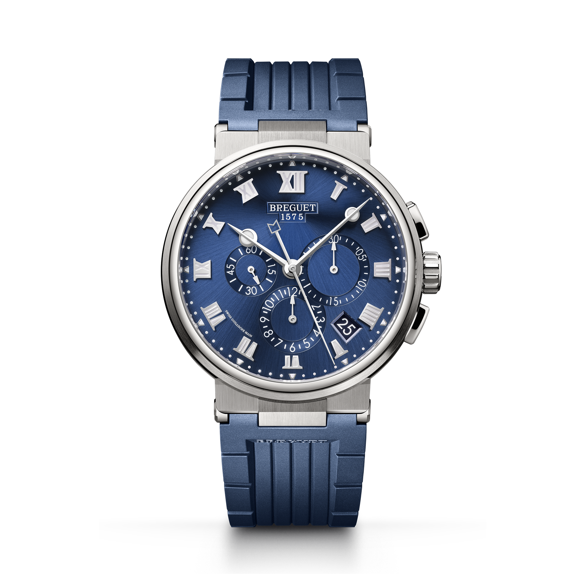 Breguet Marine Chronograph 42.3mm, Blue Dial, Roman Numerals_1