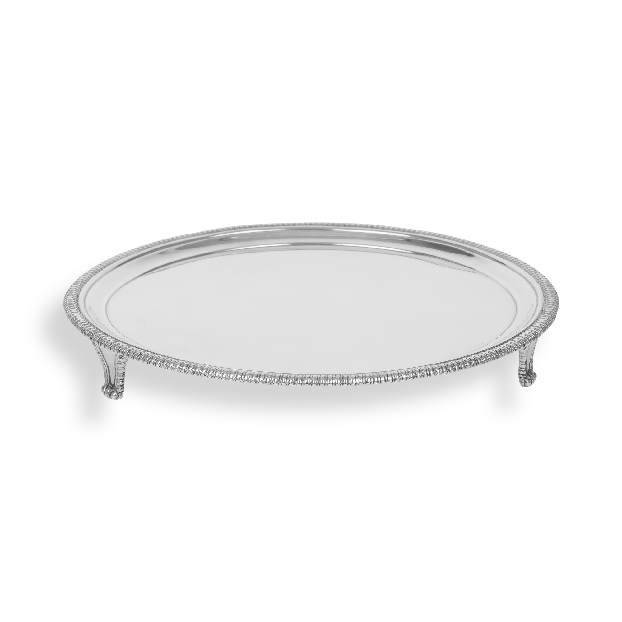 Silver George III Salver Hallmarked London_1