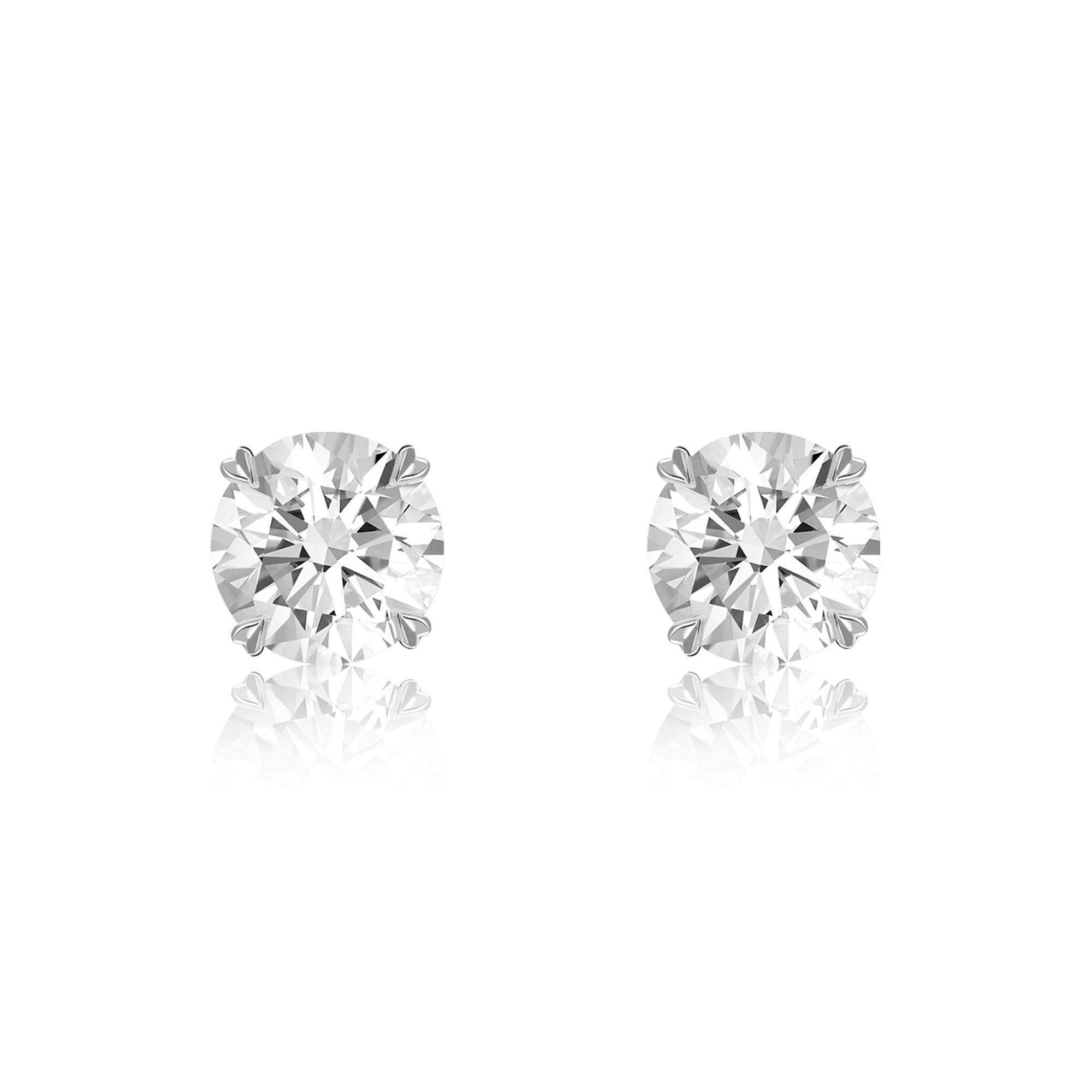 Windsor 1.40ct Diamond Stud Earrings Brilliant cut, Claw set_1