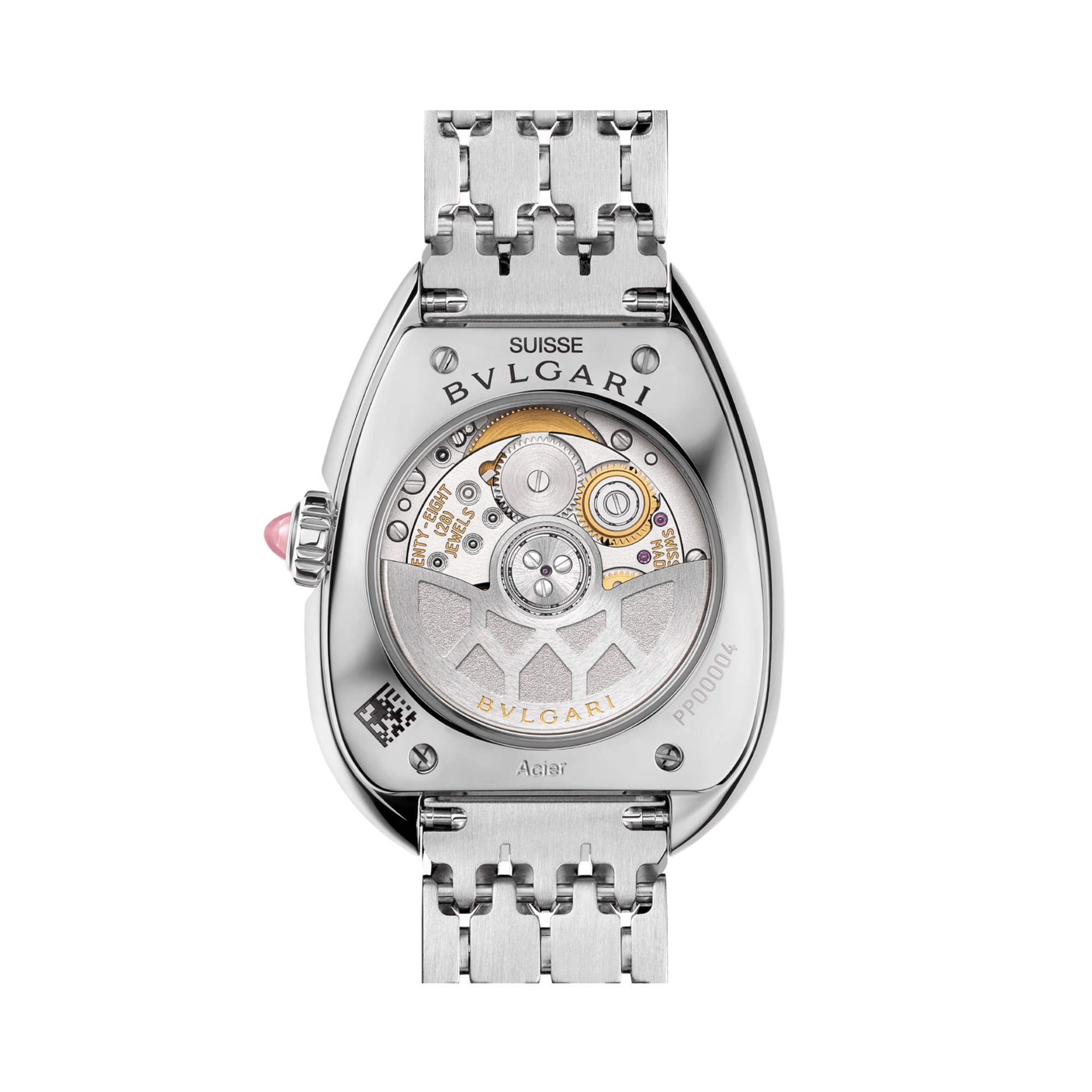 Bvlgari Serpenti Seduttori 34mm, White Dial, Baton/Roman Numerals_4