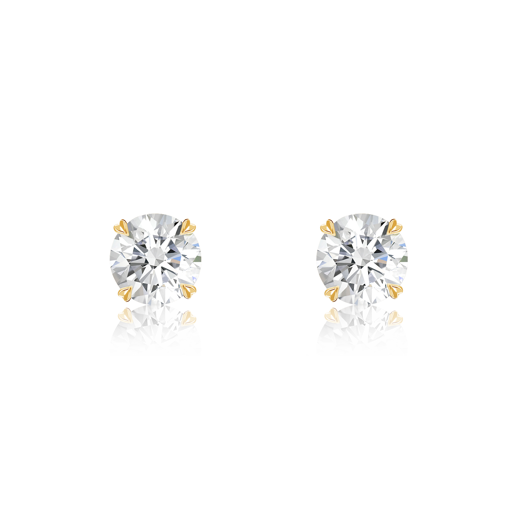 Windsor 0.81ct Diamond Stud Earrings Brilliant cut, Claw set_1