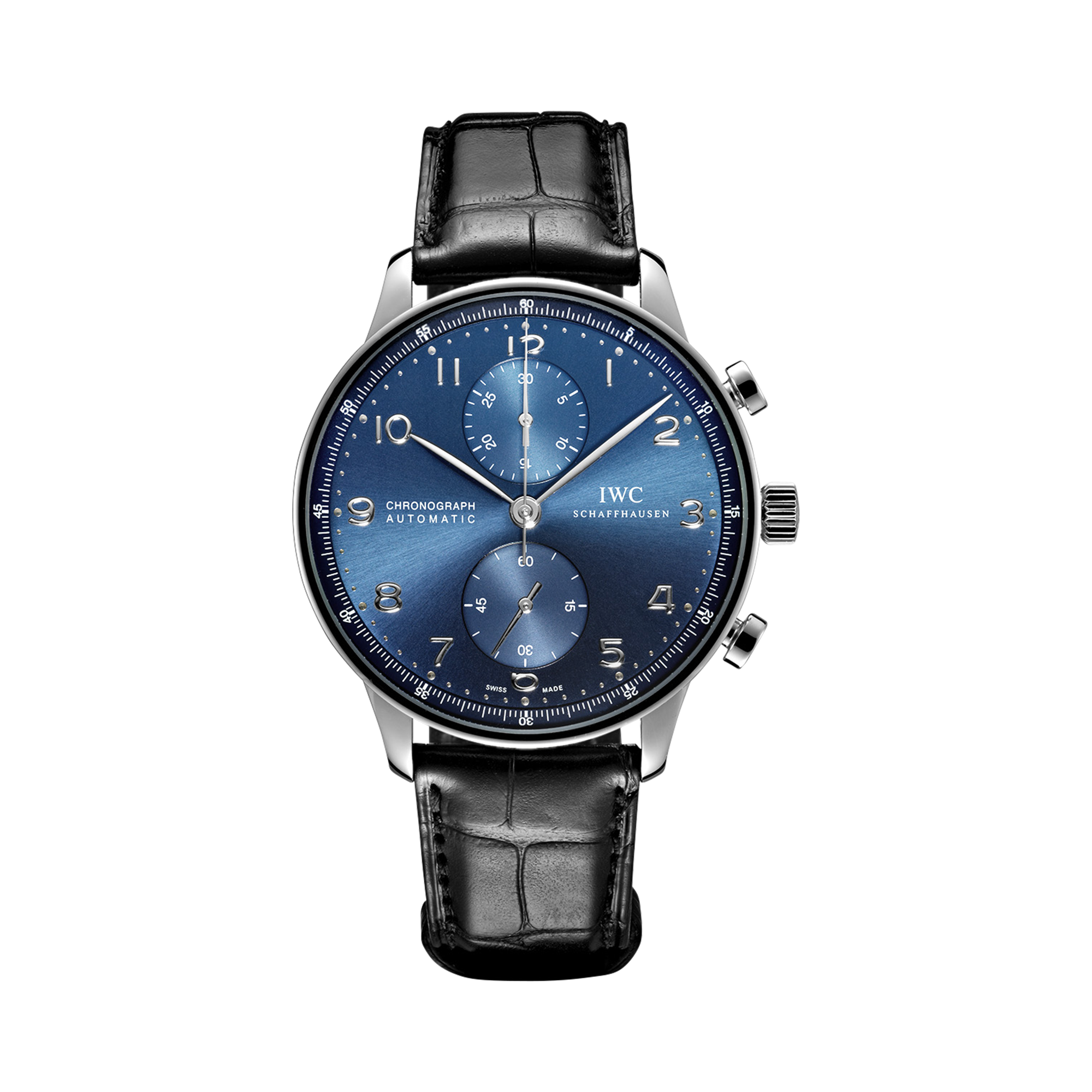 IWC Portugieser Chronograph 40.9mm, Blue Dial, Arabic Numerals_1