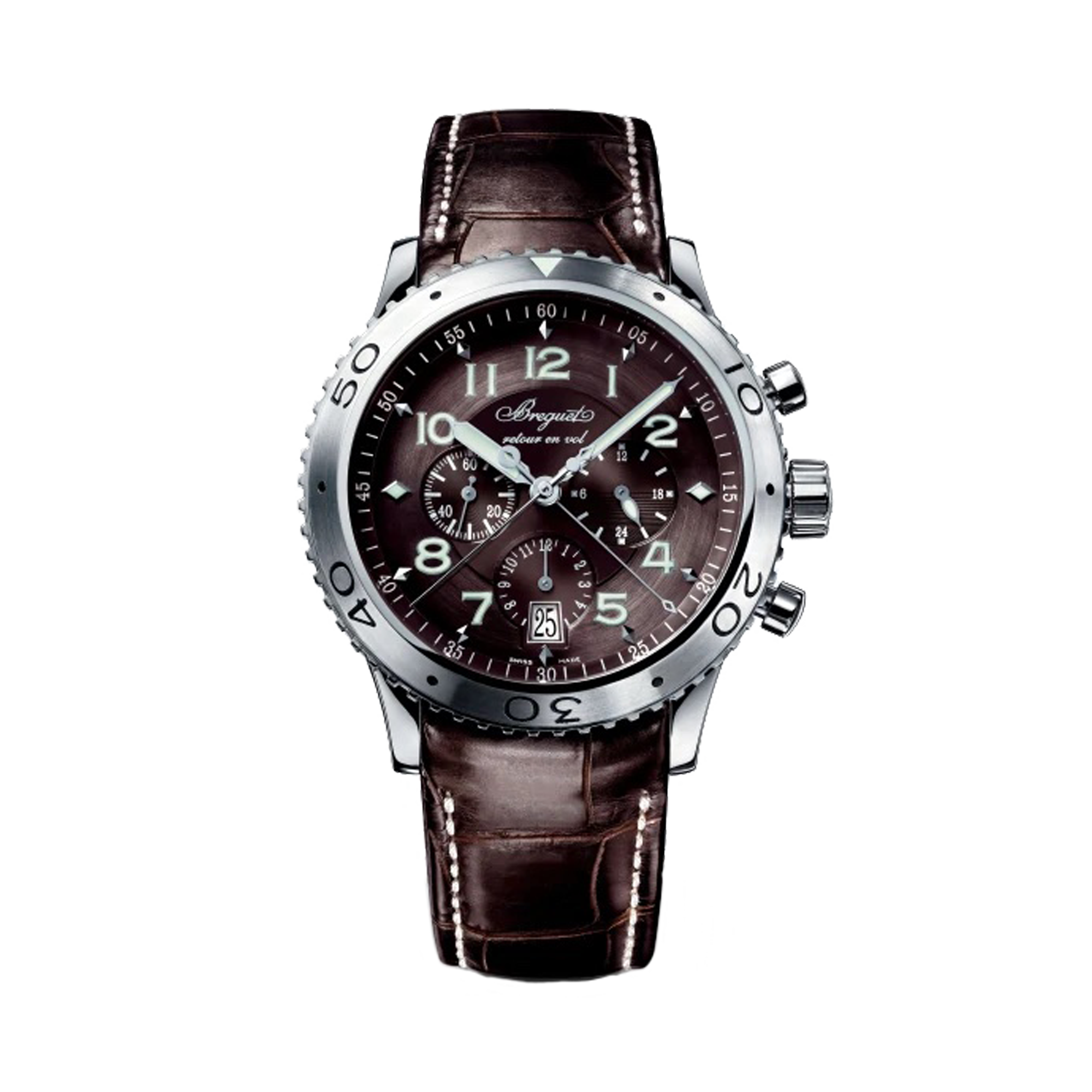 Breguet Watch XXI 42mm, Brown Dial, Arabic Numerals_1