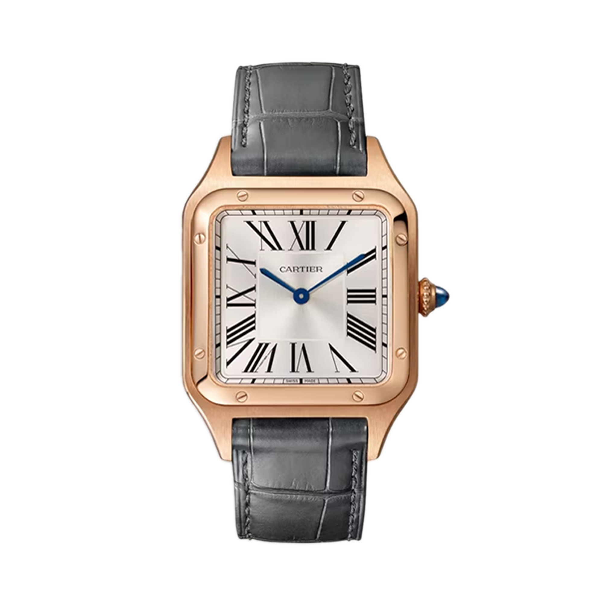 Cartier Santos-Dumont 31.4mm, Silver Dial, Roman Numerals_1