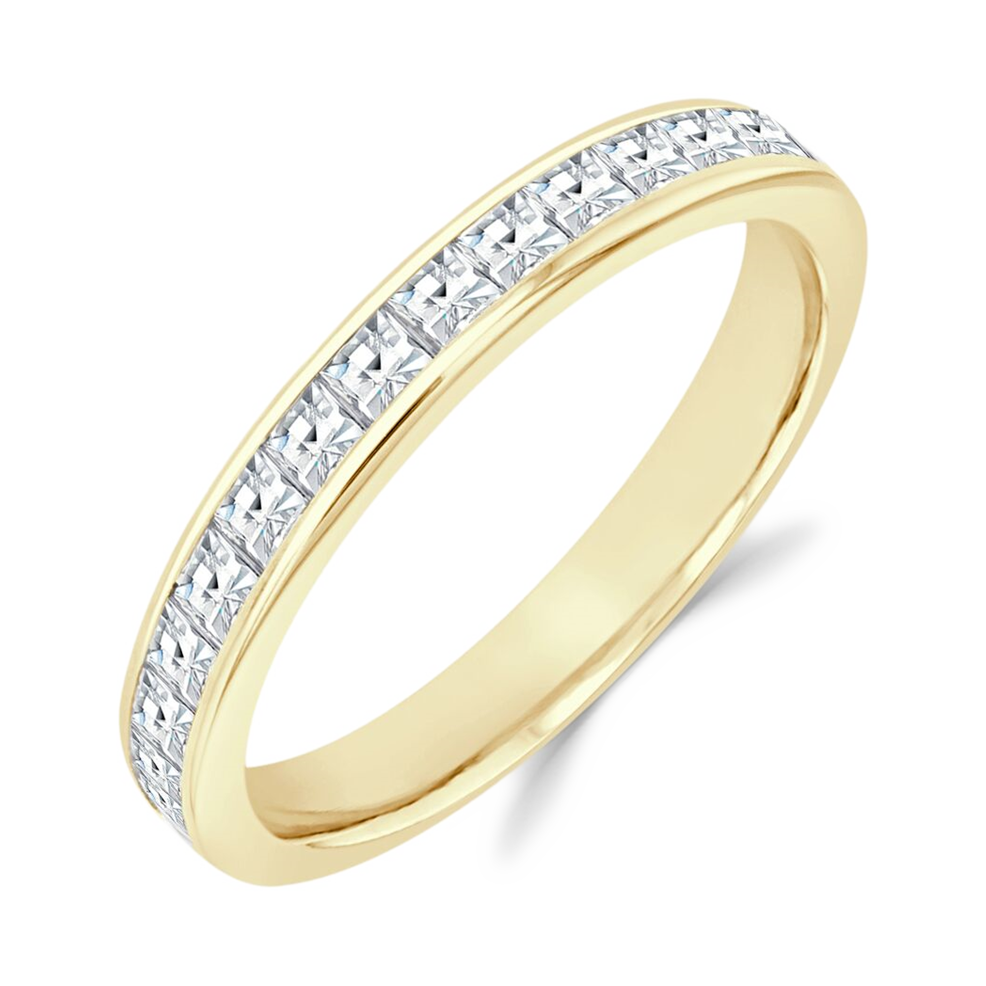 French Cut Diamond Eternity Ring French Cut, Eternity, Channel Set_1