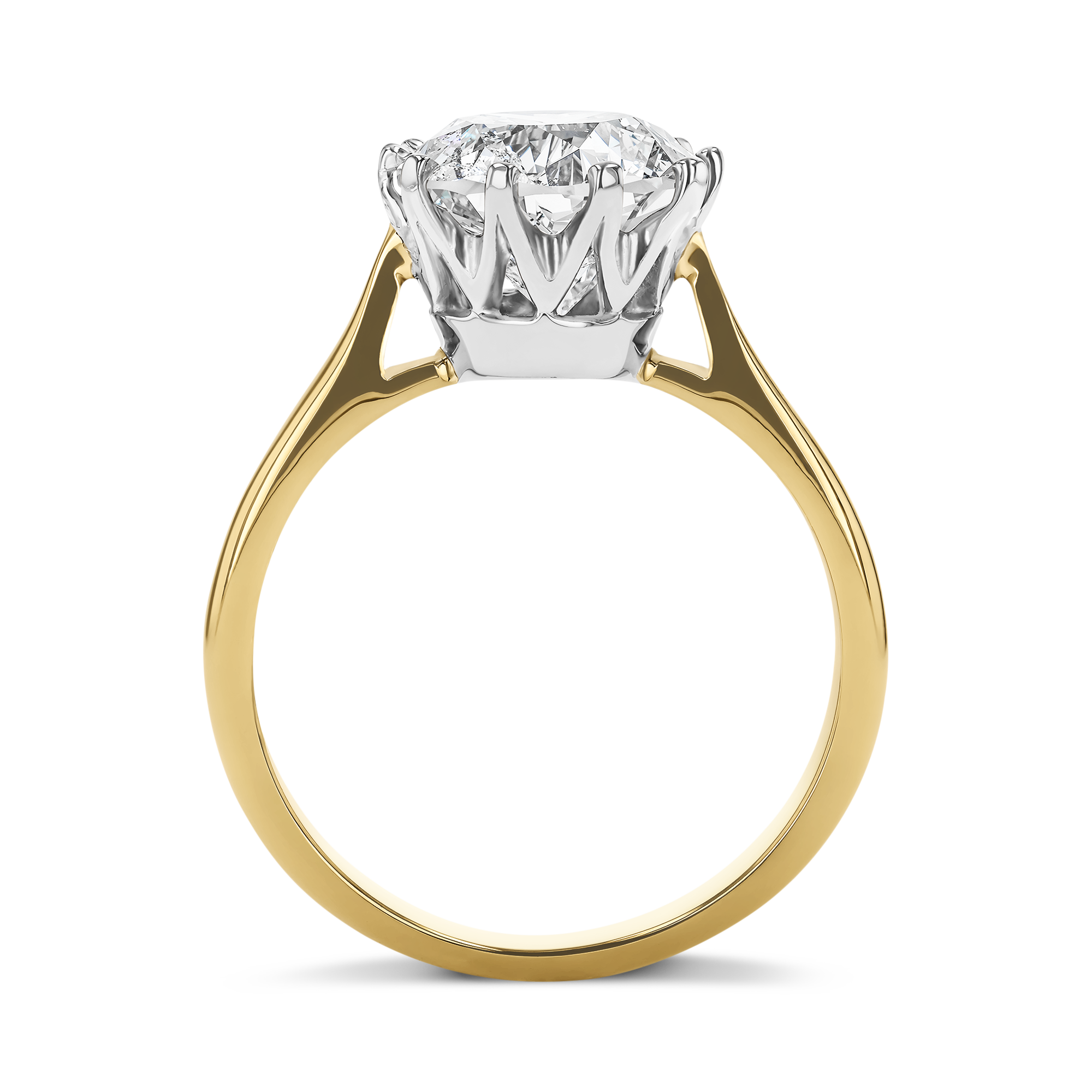 Brilliant Cut 3.00ct Diamond Solitaire Ring Brilliant cut, Claw set_3