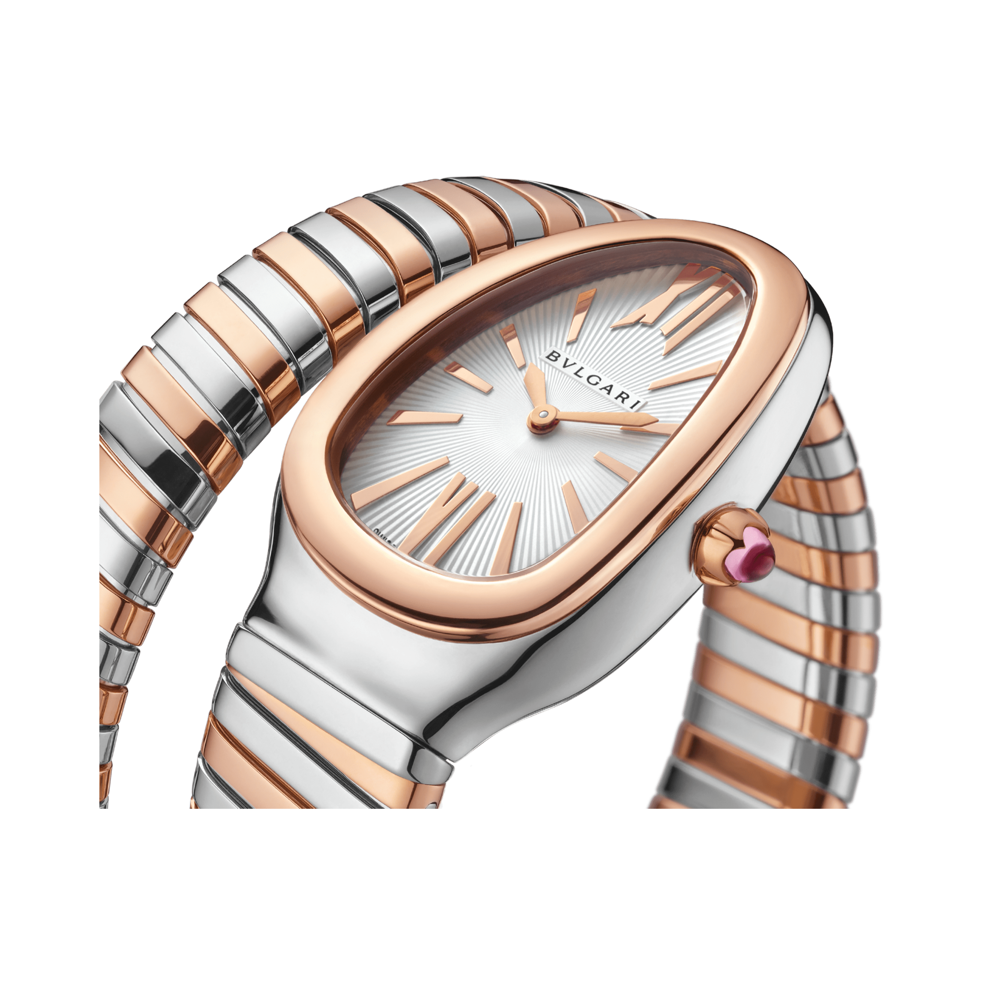 Bvlgari Serpenti 35mm, Silver Dial, Baton & Roman Numerals_2