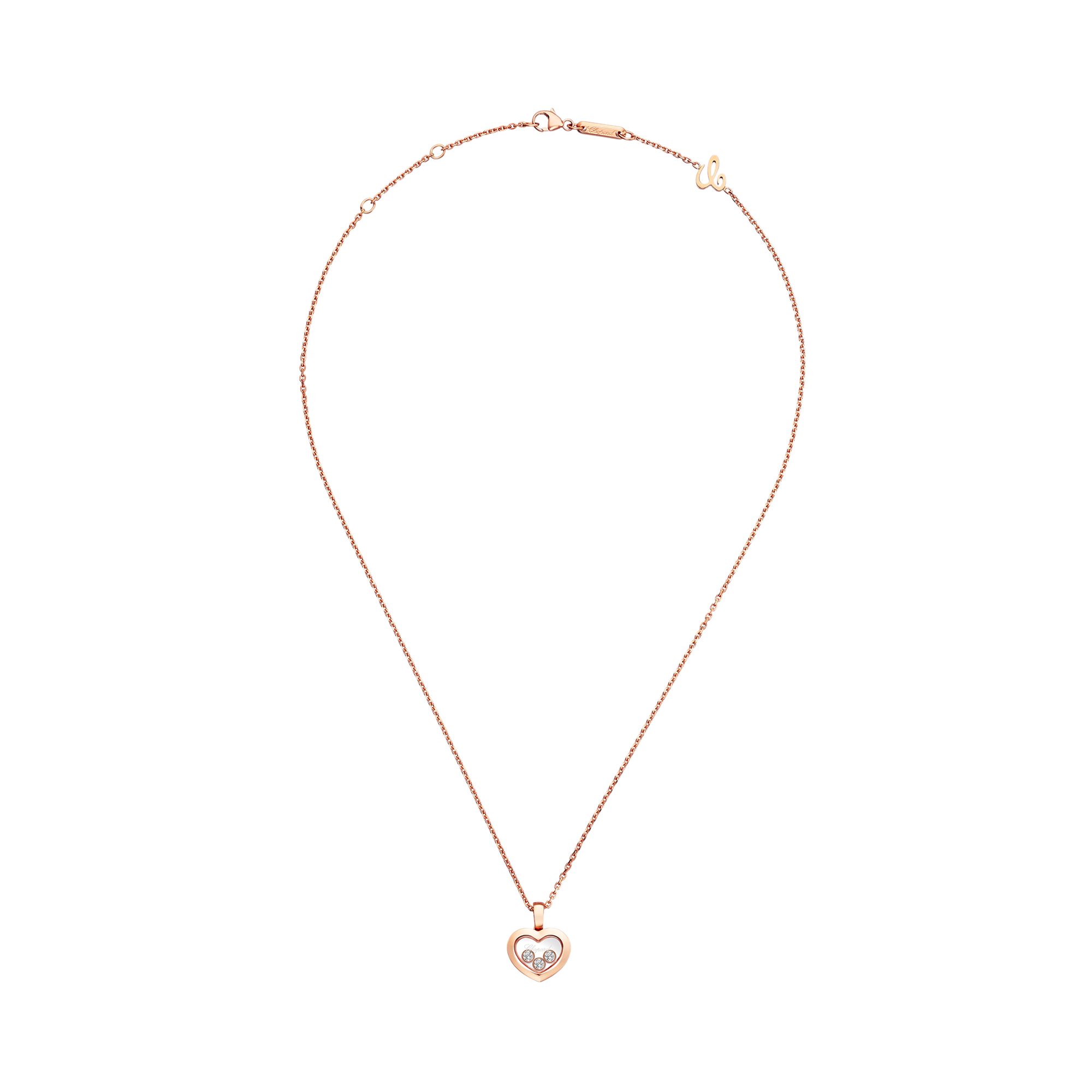 Chopard Happy Diamonds Pendant Brilliant Cut, Rub Over Set_1