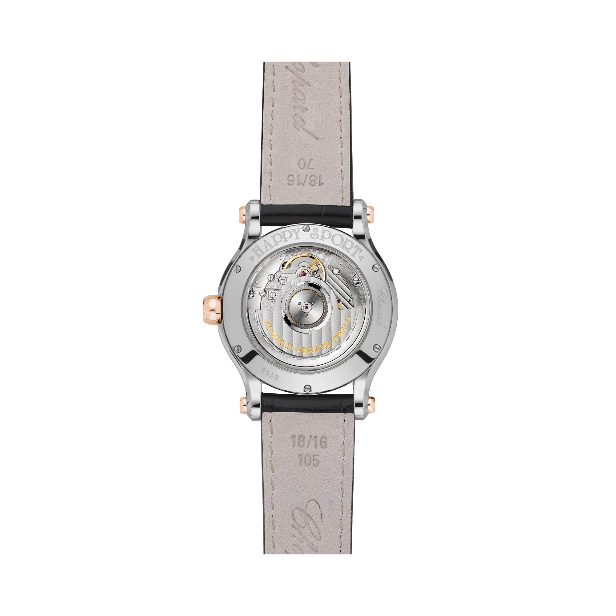 Chopard Happy Sport 36mm, Mother of Pearl Dial, Roman Numerals_2