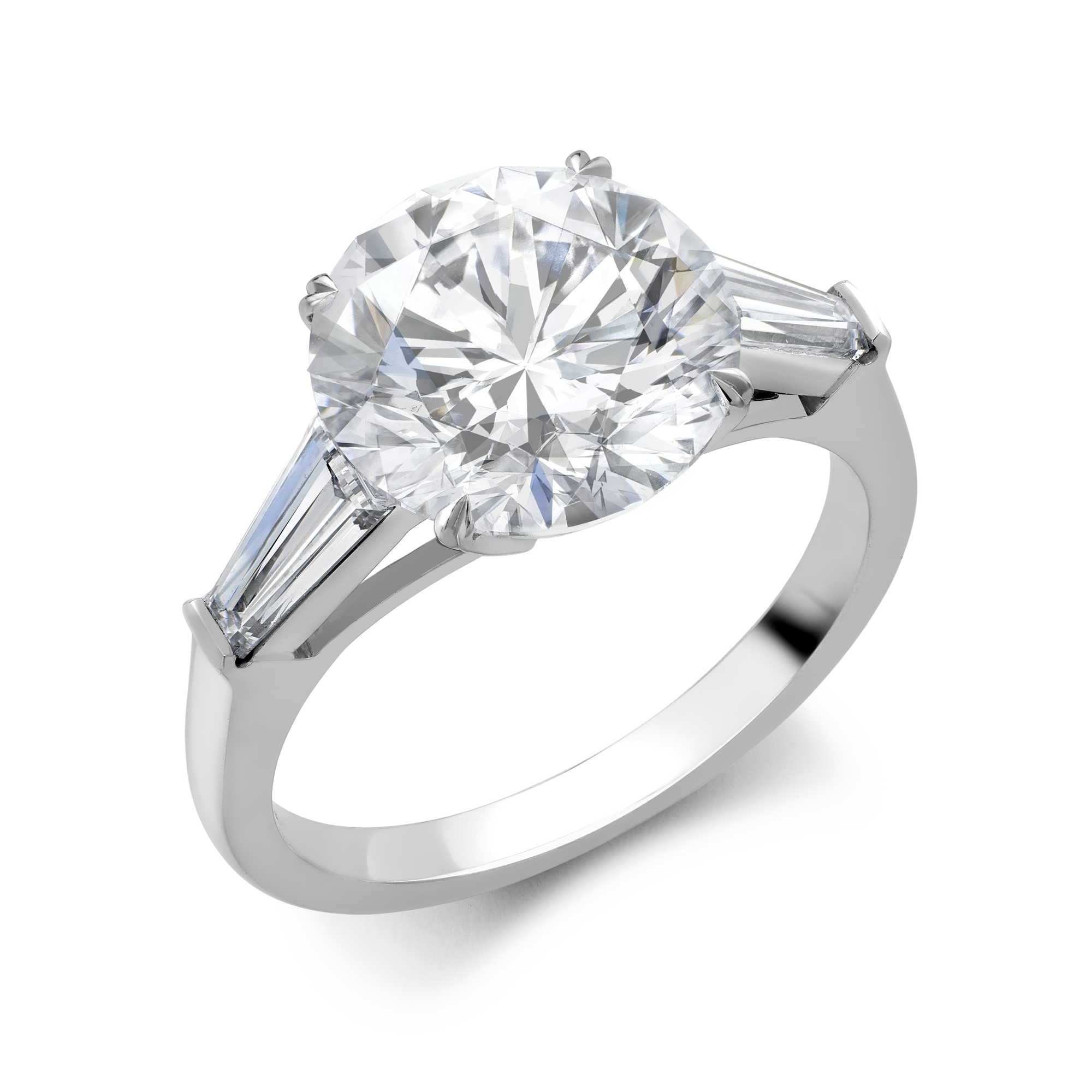 Regency 4.23ct Diamond Solitaire Ring Brilliant cut, Claw set_1