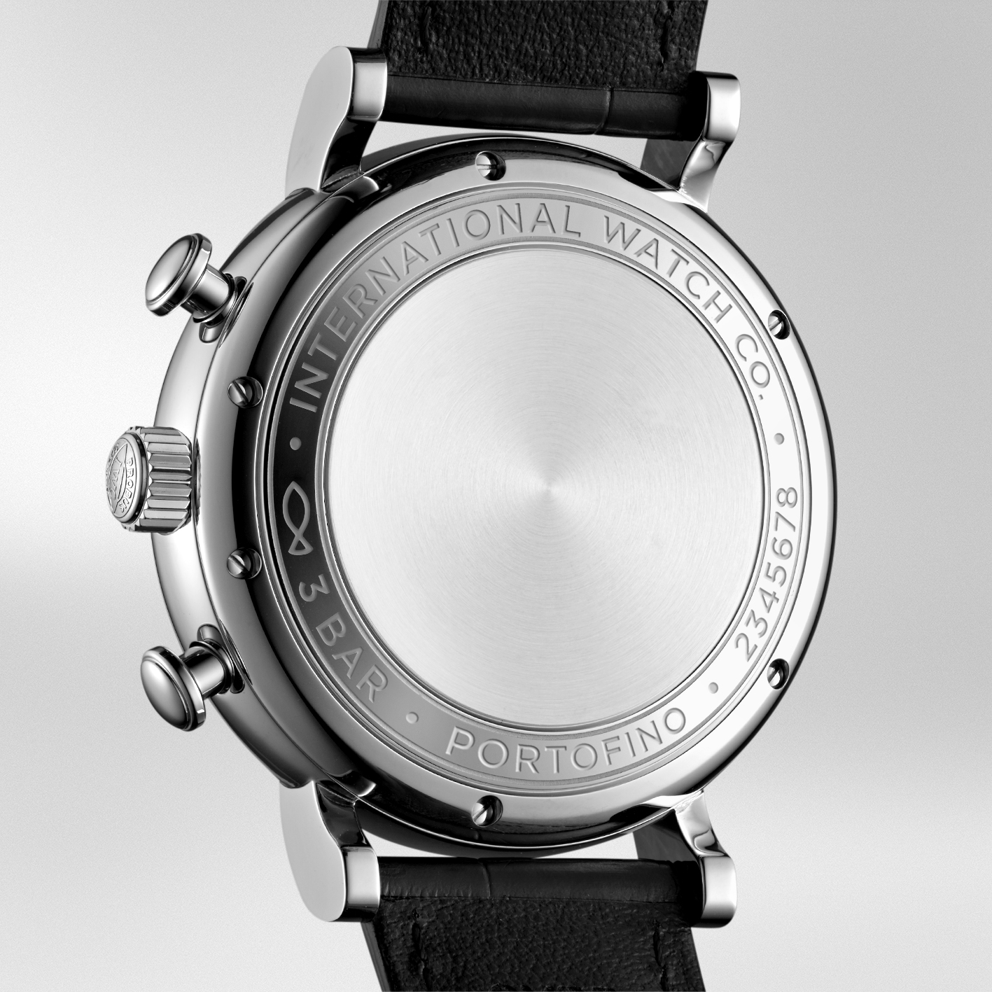 IWC Portofino Chronograph 42mm, Black Dial, Baton Numerals_3