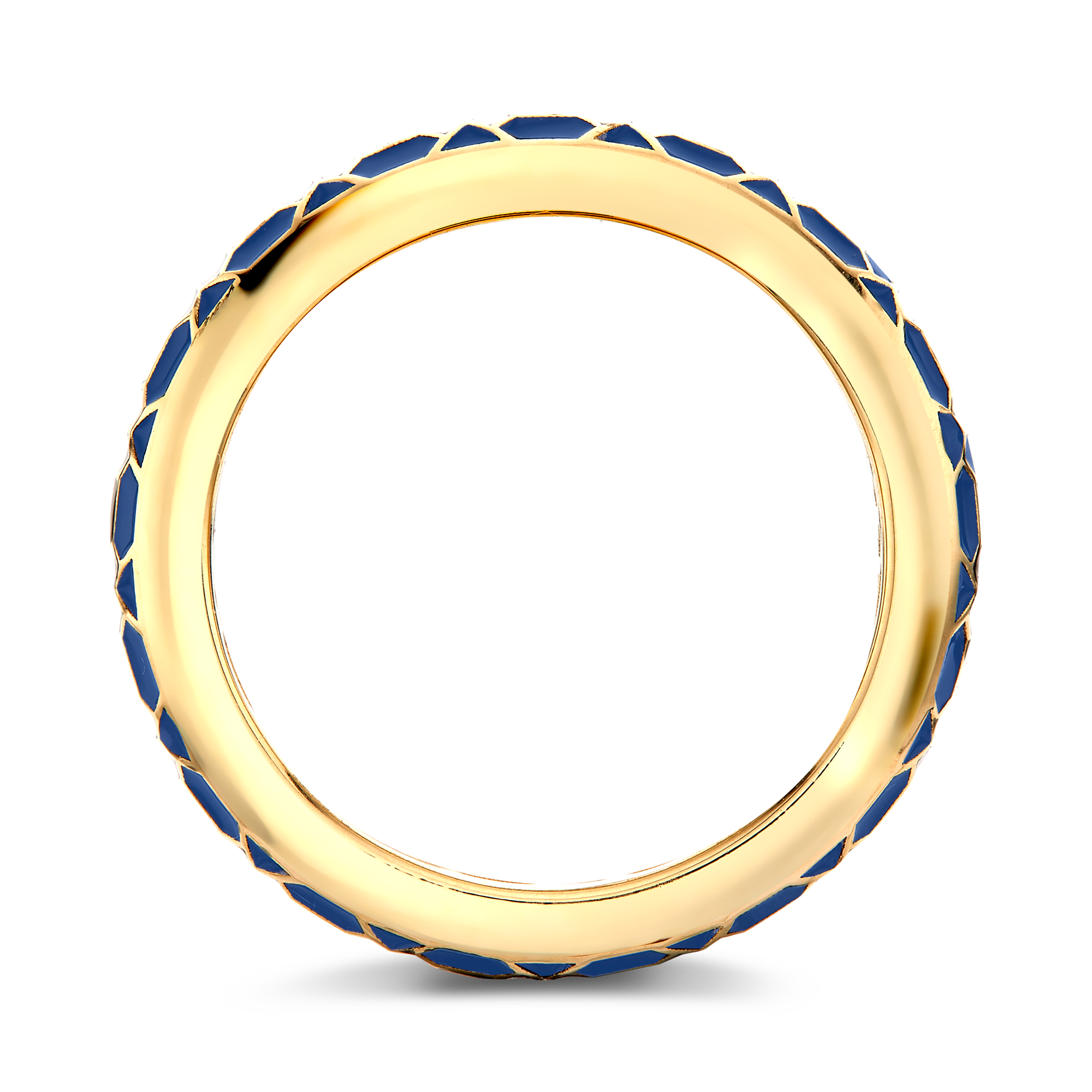 Revival Royal Blue Enamel Ring _3