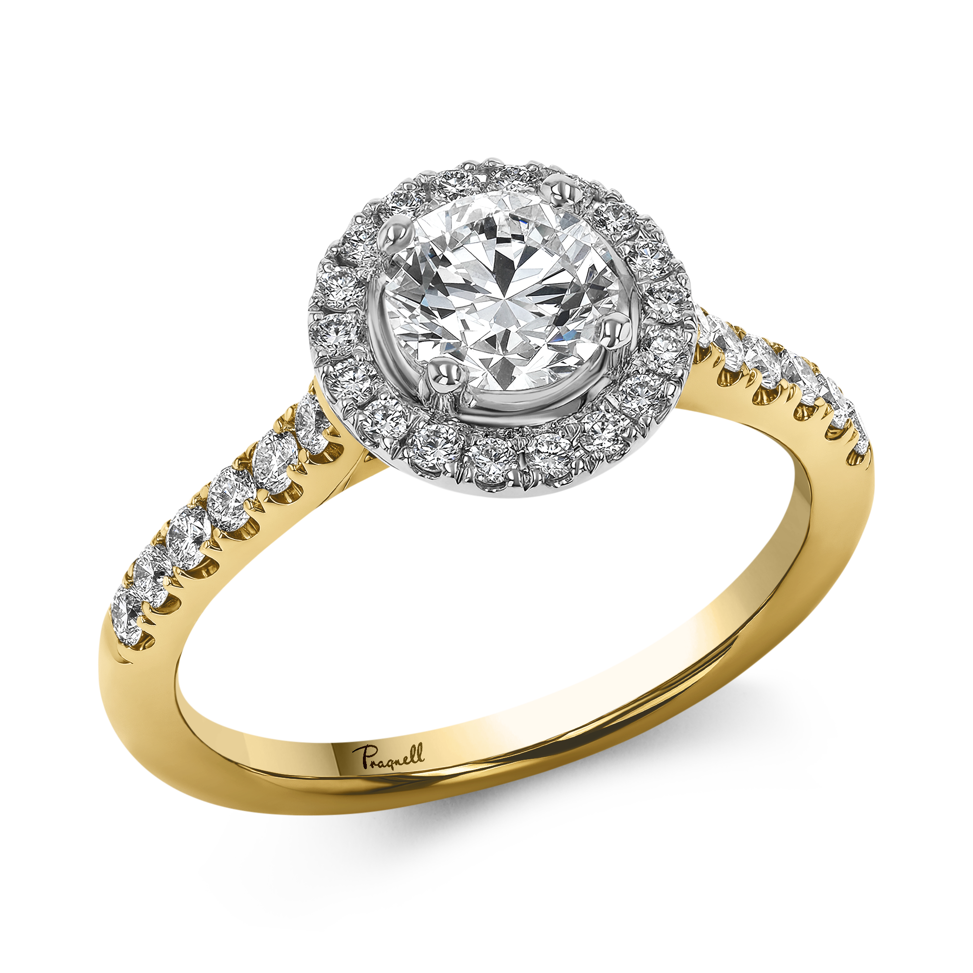 Celestial 0.70ct Brilliant Cut Diamond Cluster Ring Brilliant cut, Claw set_1