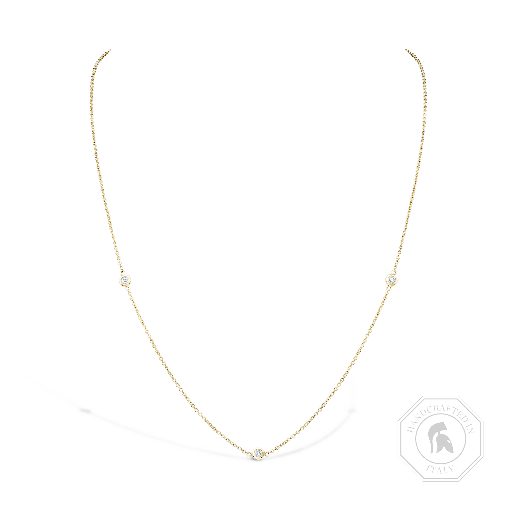Sundance Diamond Necklace Brilliant Cut, Rubover Set_1