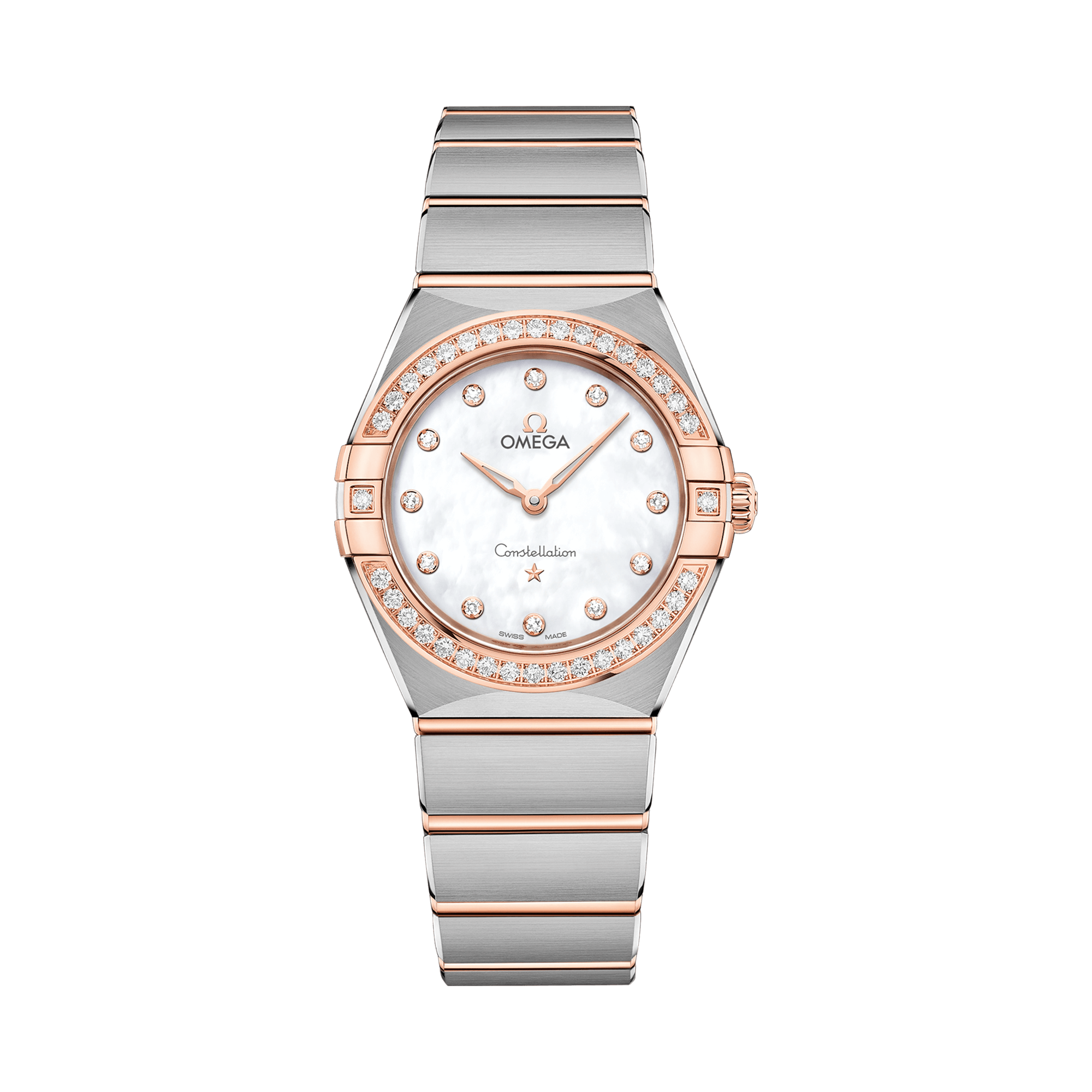 OMEGA Constellation 28mm, Mother of Pearl dial, Diamond numerals_1