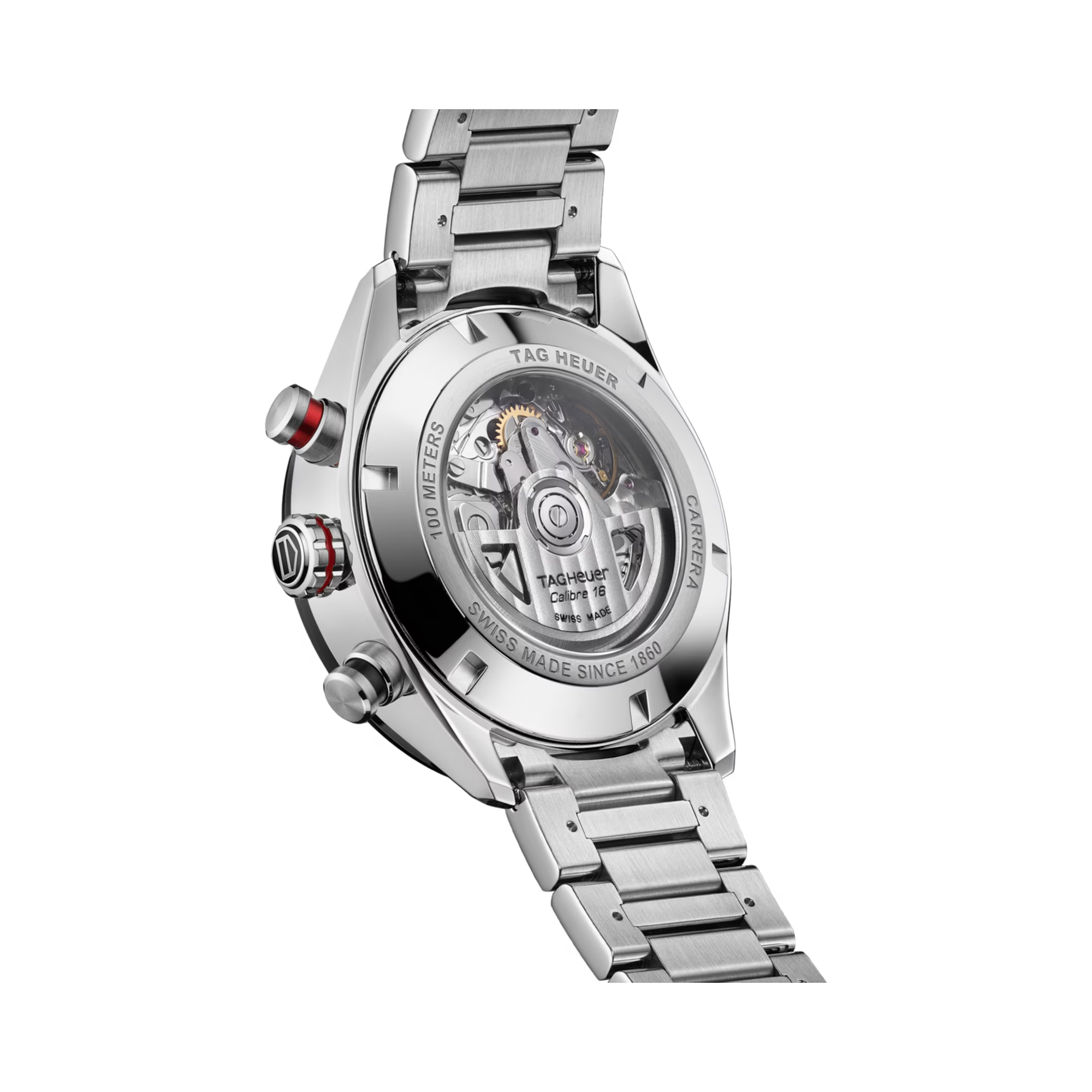 Tag Heuer Carrera Chronograph 44mm, Black Dial, Baton Numerals_2