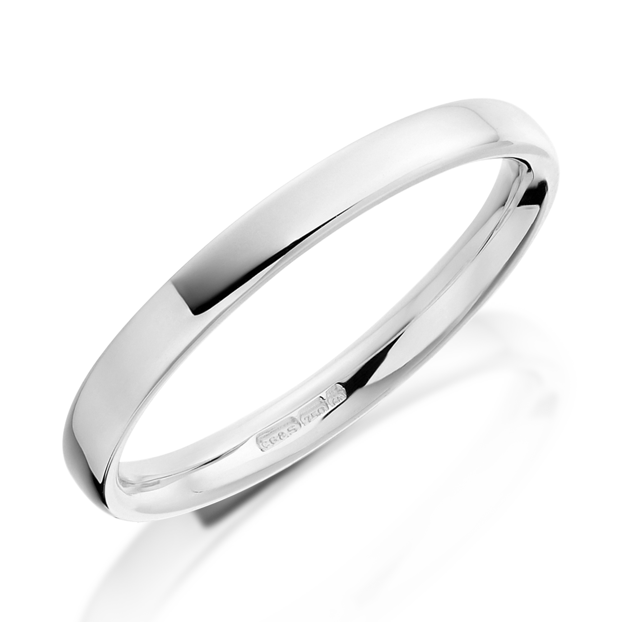 2.5mm Flat Court Wedding Ring _1