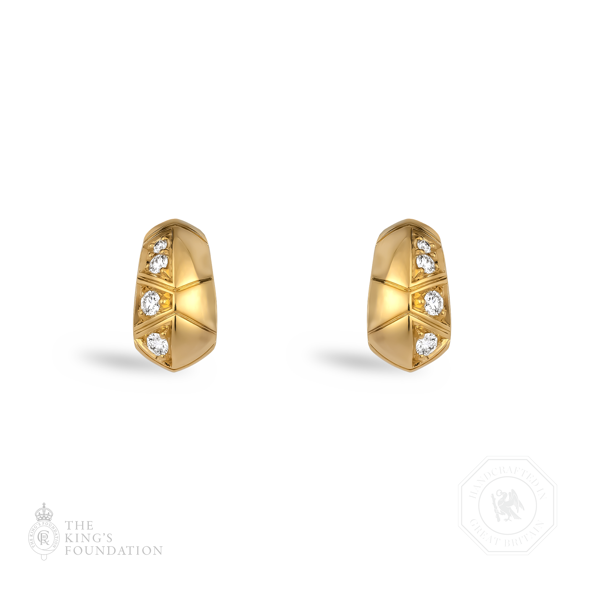 Origins Classic Diamond Set Earrings Brilliant cut, Claw set_1