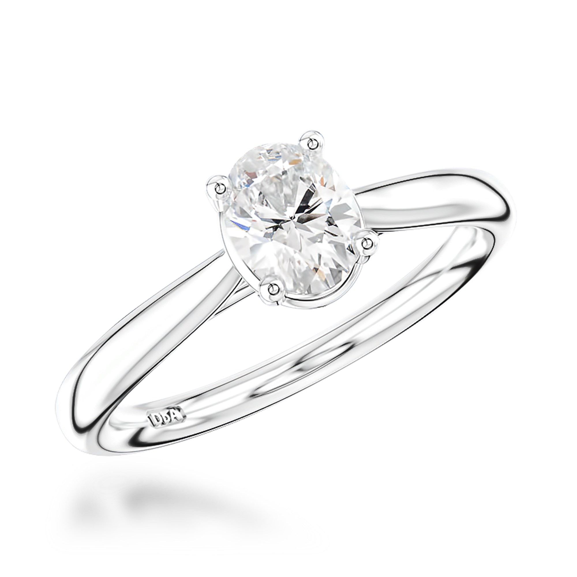 Gaia 2.01ct Diamond Solitaire Ring Oval Cut, Claw Set_1