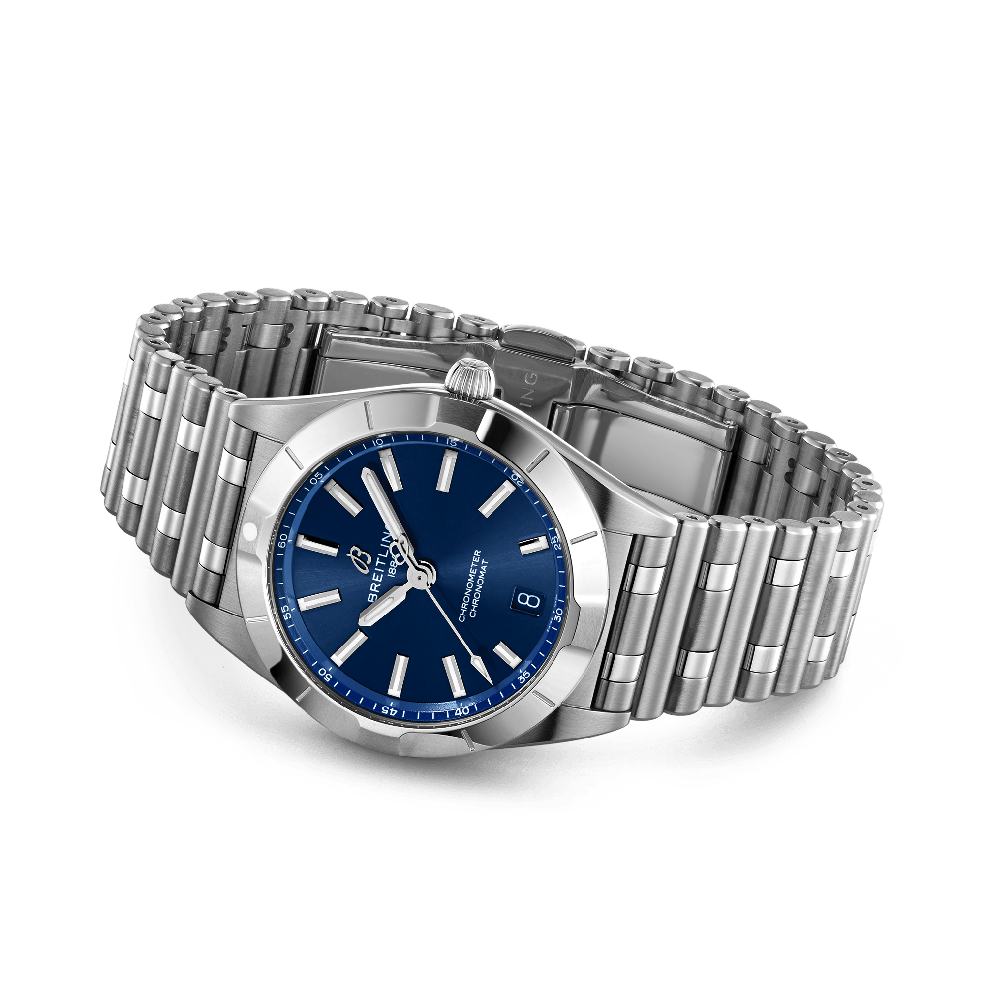 Breitling Chronomat 32 32mm, Blue Dial, Baton Numerals_4