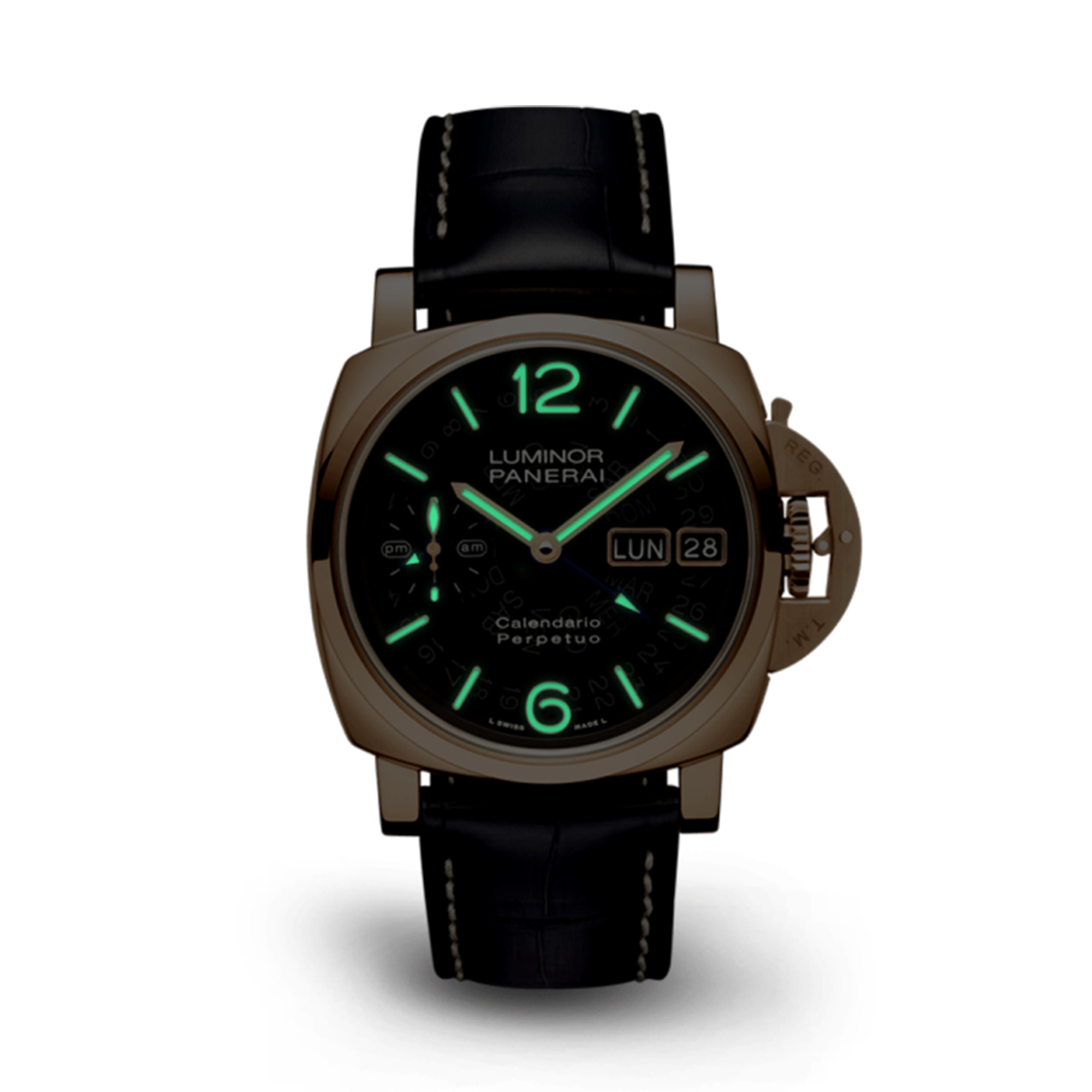 Panerai Luminor  Goldtech™ Calendario Perpetuo 44mm, Black Dial, Arabic/Baton Numerals_3