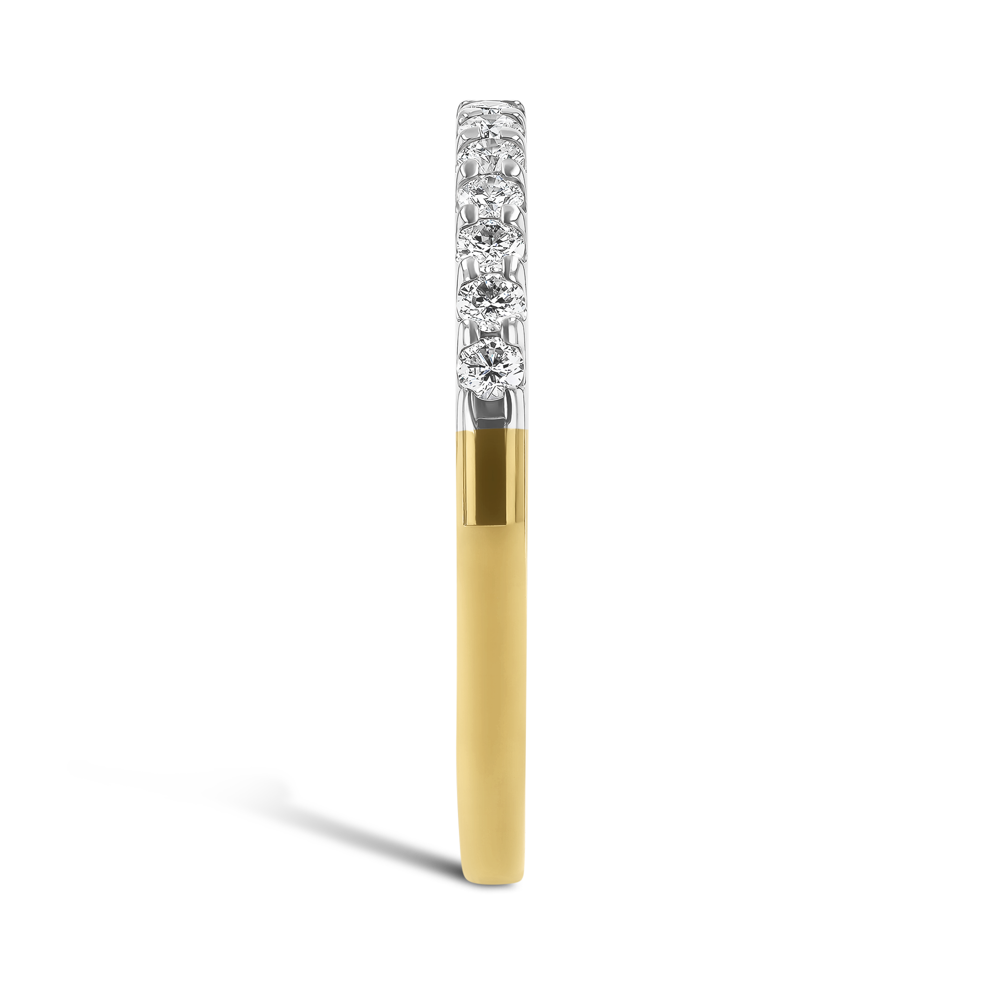 Brilliant Cut 0.33ct Diamond Half Eternity Ring Brilliant cut, Claw set_4