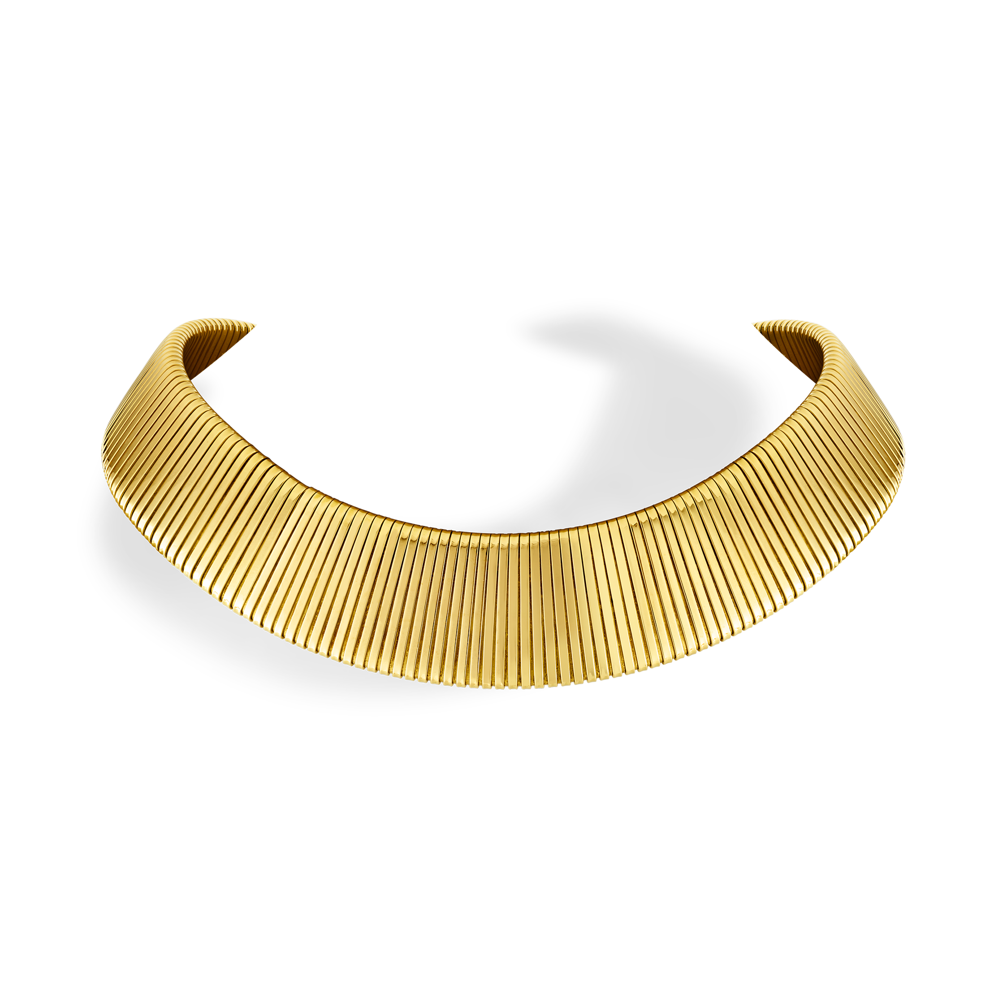 Retro Gold Gas Pipe Collar Expandable Collar_1