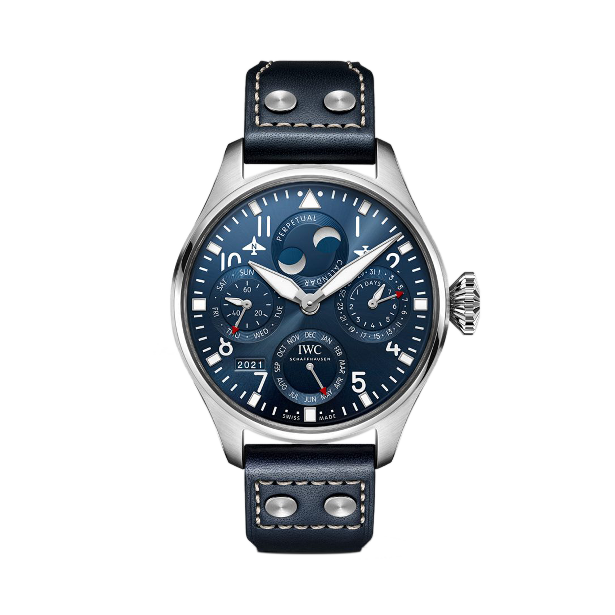 IWC Big Pilot's Perpetual Calendar 46.2mm, Blue Dial, Arabic Numerals_1