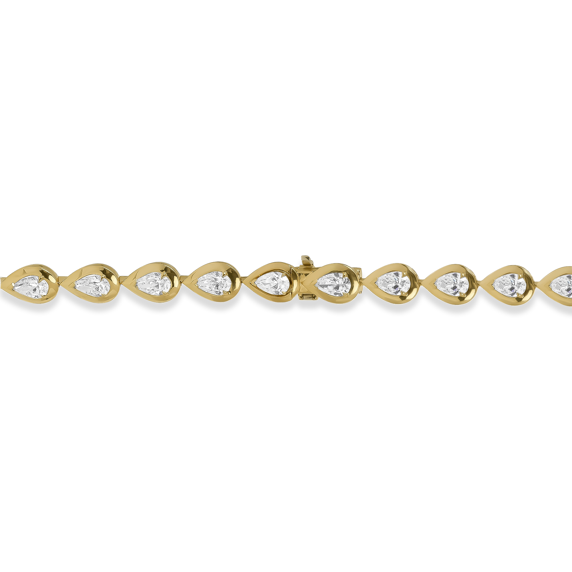 Skimming Stone Pear Shaped 14.94ct Diamond Necklace Pear Shape, Claw Set_3
