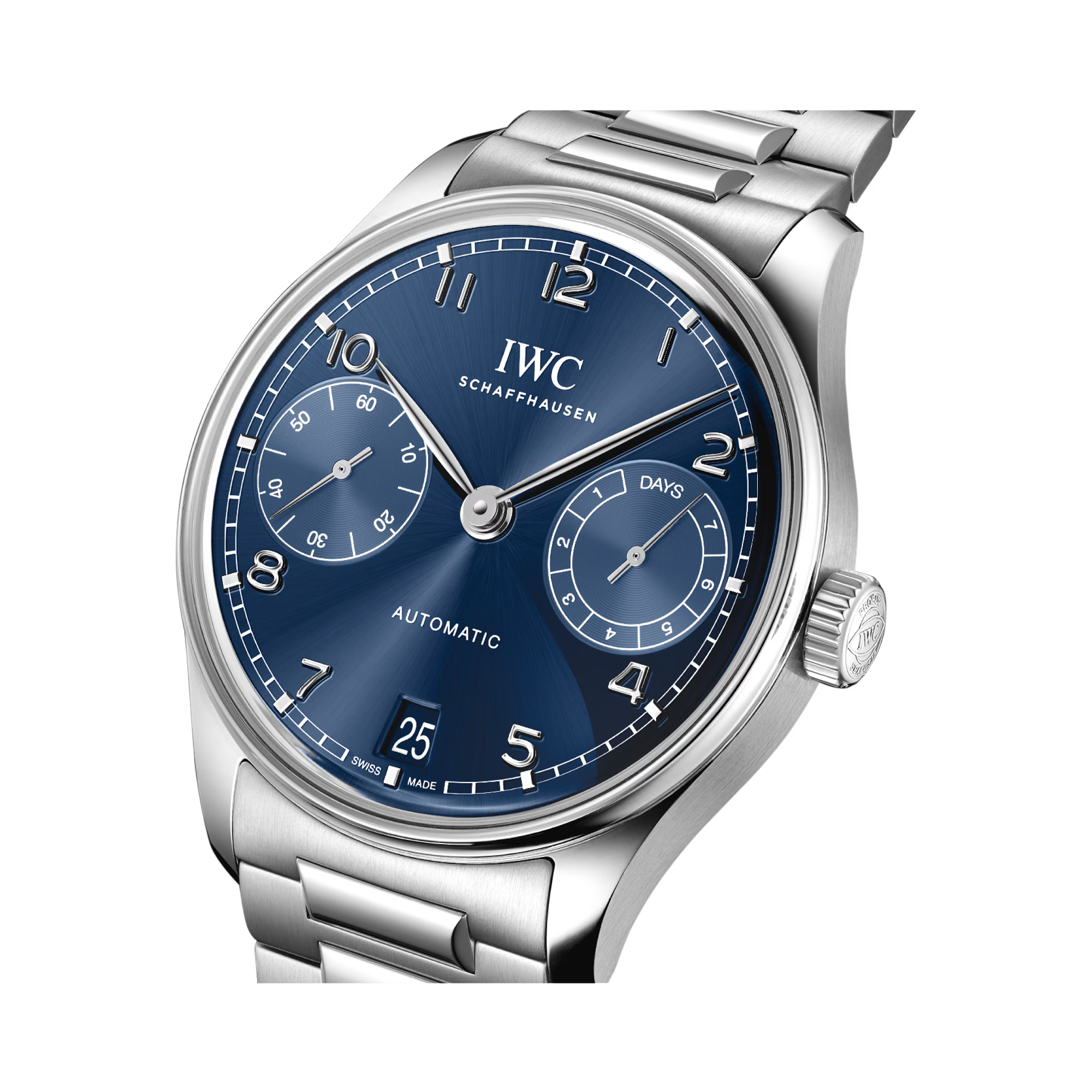 IWC Portugieser Automatic 42.4mm, Blue Dial, Arabic Numerals_4