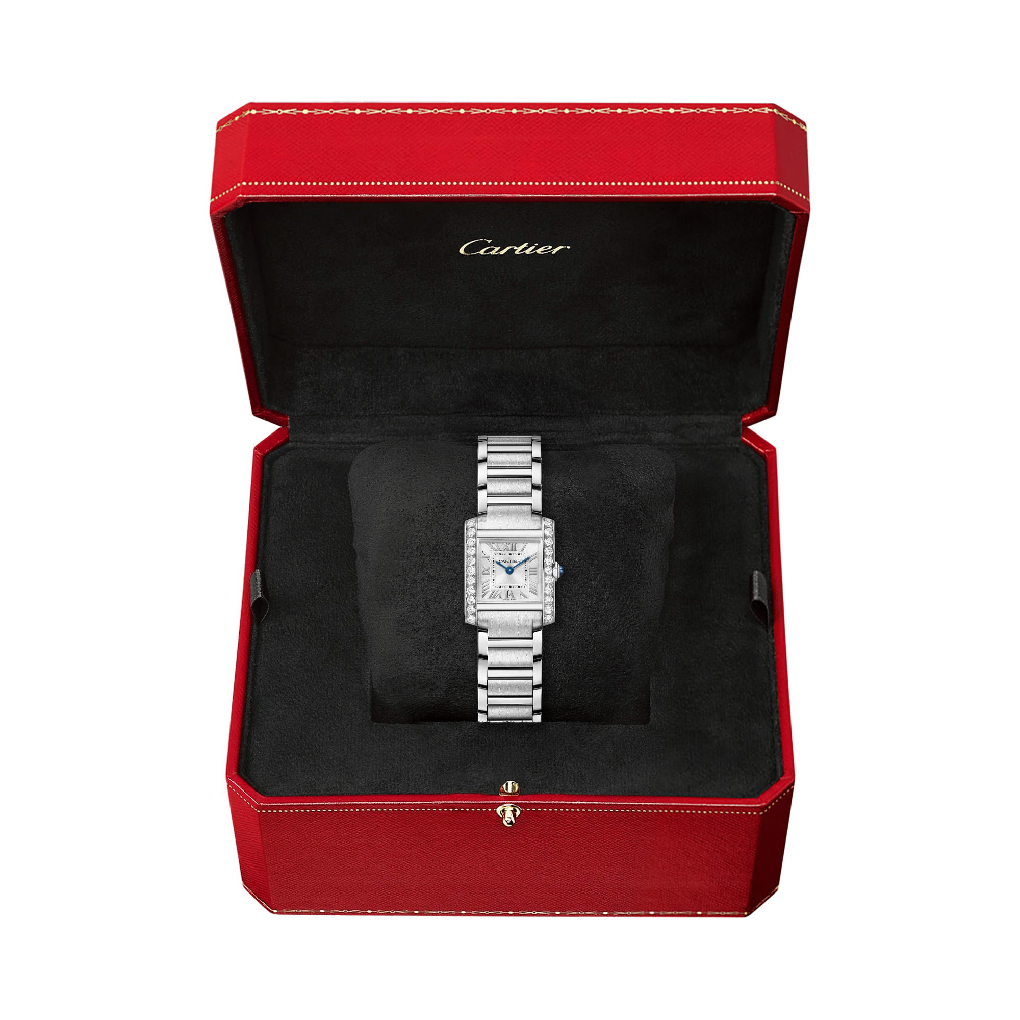 Cartier Tank Française 21.2mm, Silver Dial, Roman Numerals_6