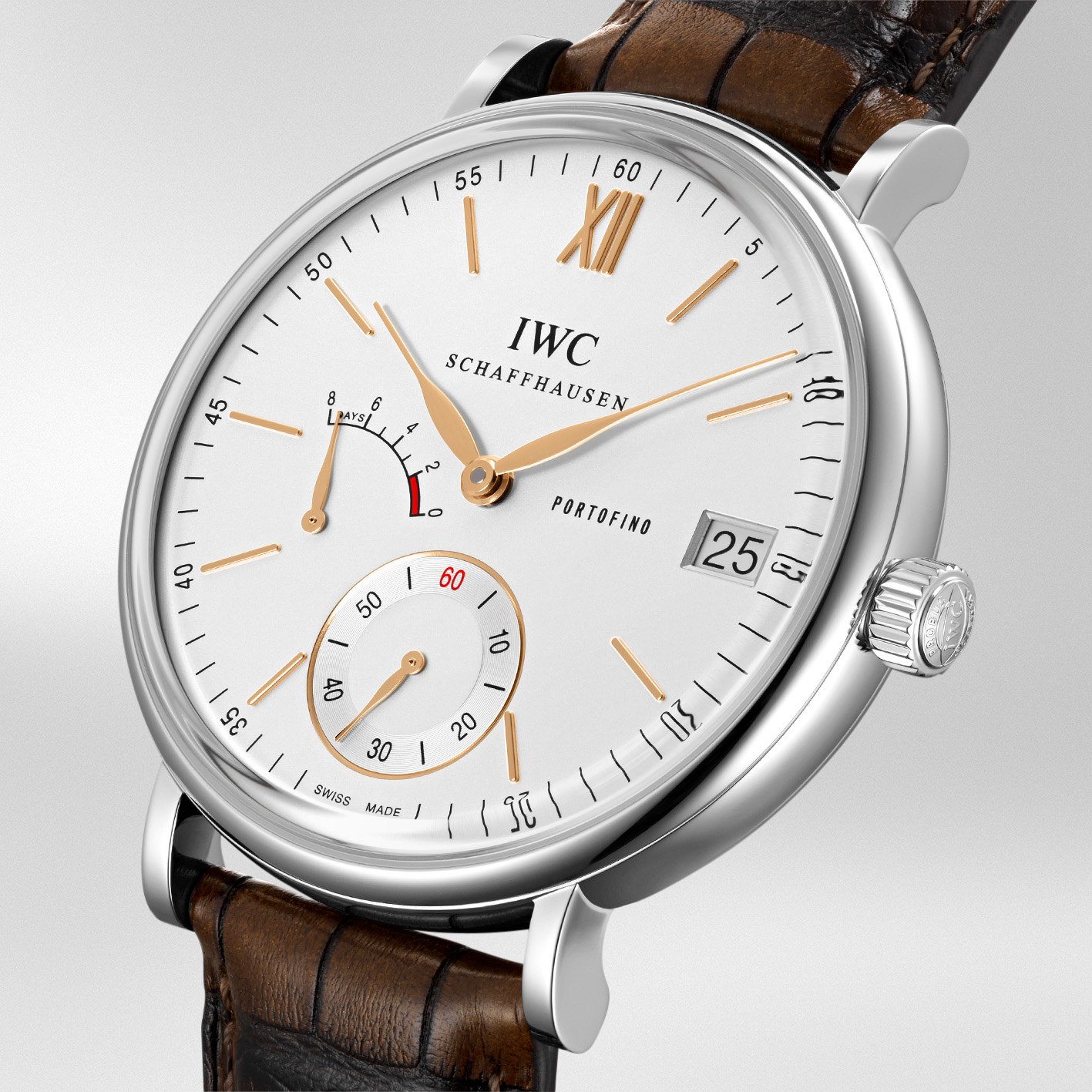 IWC Portofino Hand-Wound 45mm, Cream Dial, Baton Numerals_2