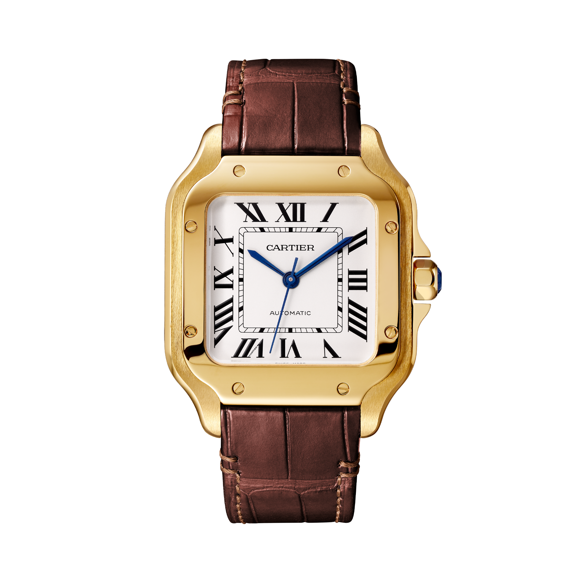 Cartier Santos de Cartier 35mm, Silver Dial, Roman Numerals_2
