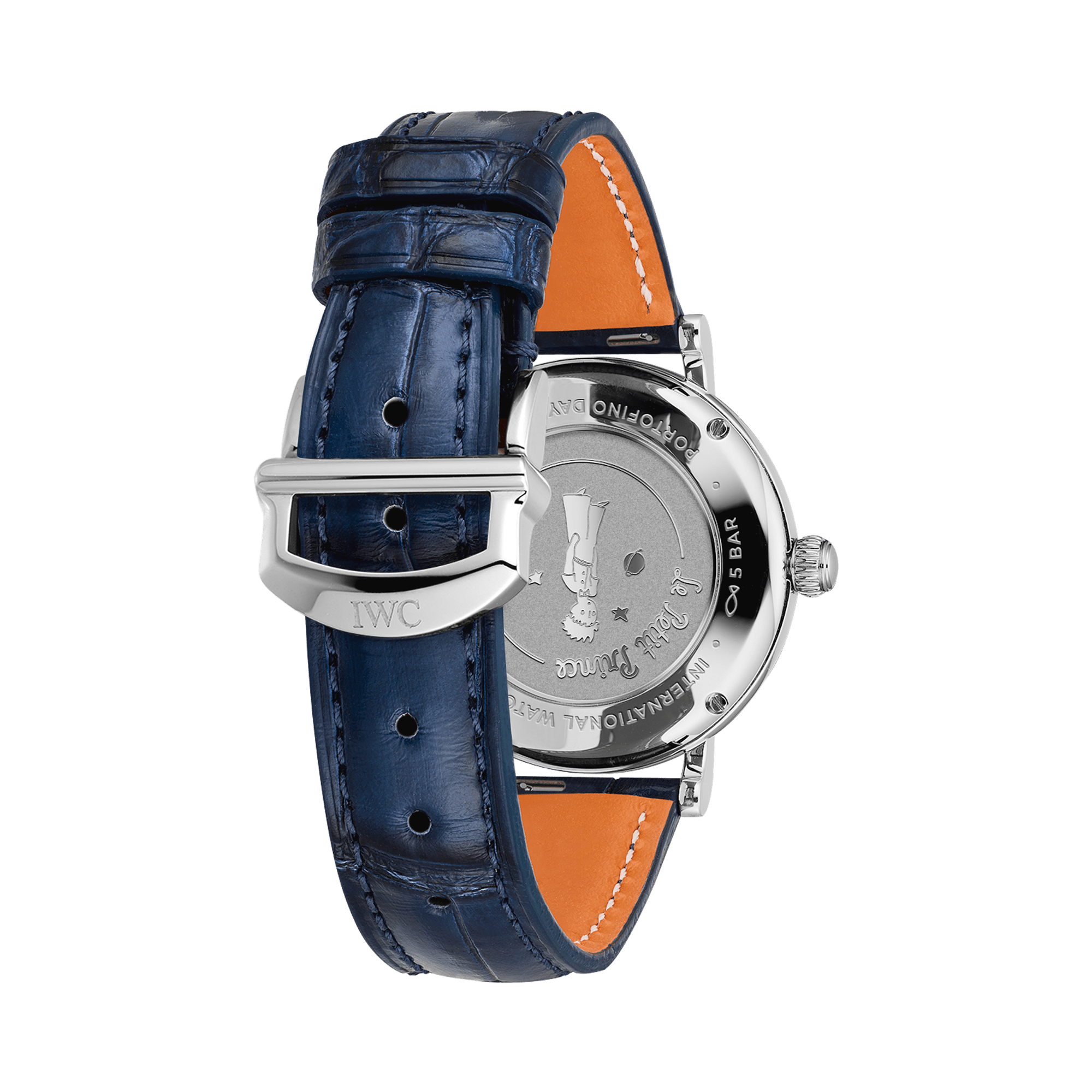 IWC Portofino Automatic Day & Night 34 Le Petit Prince 34mm, Blue Dial, Baton Numerals_4