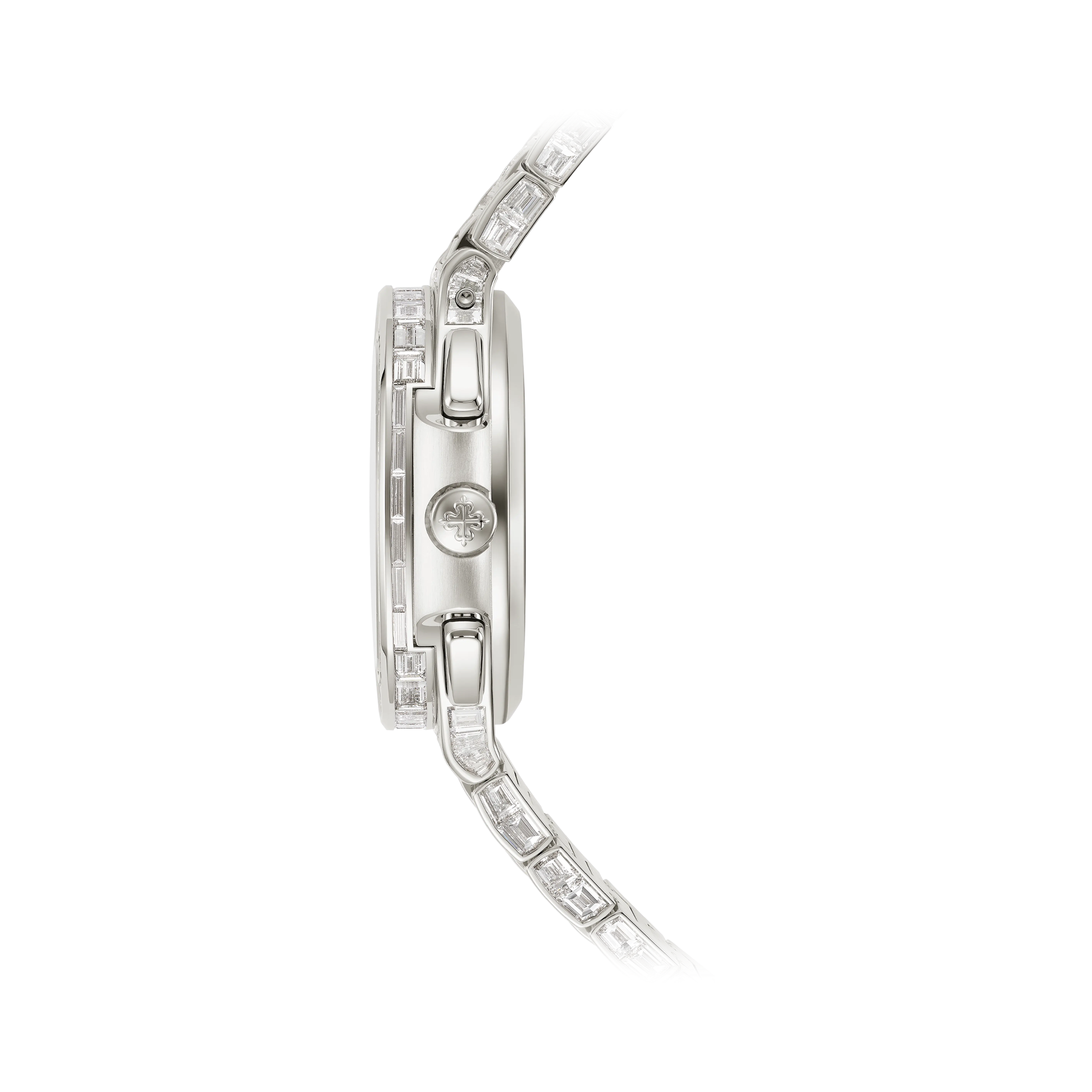 Patek Philippe Nautilus 40.5mm, Black Diamond Dial, Baton Numerals_3