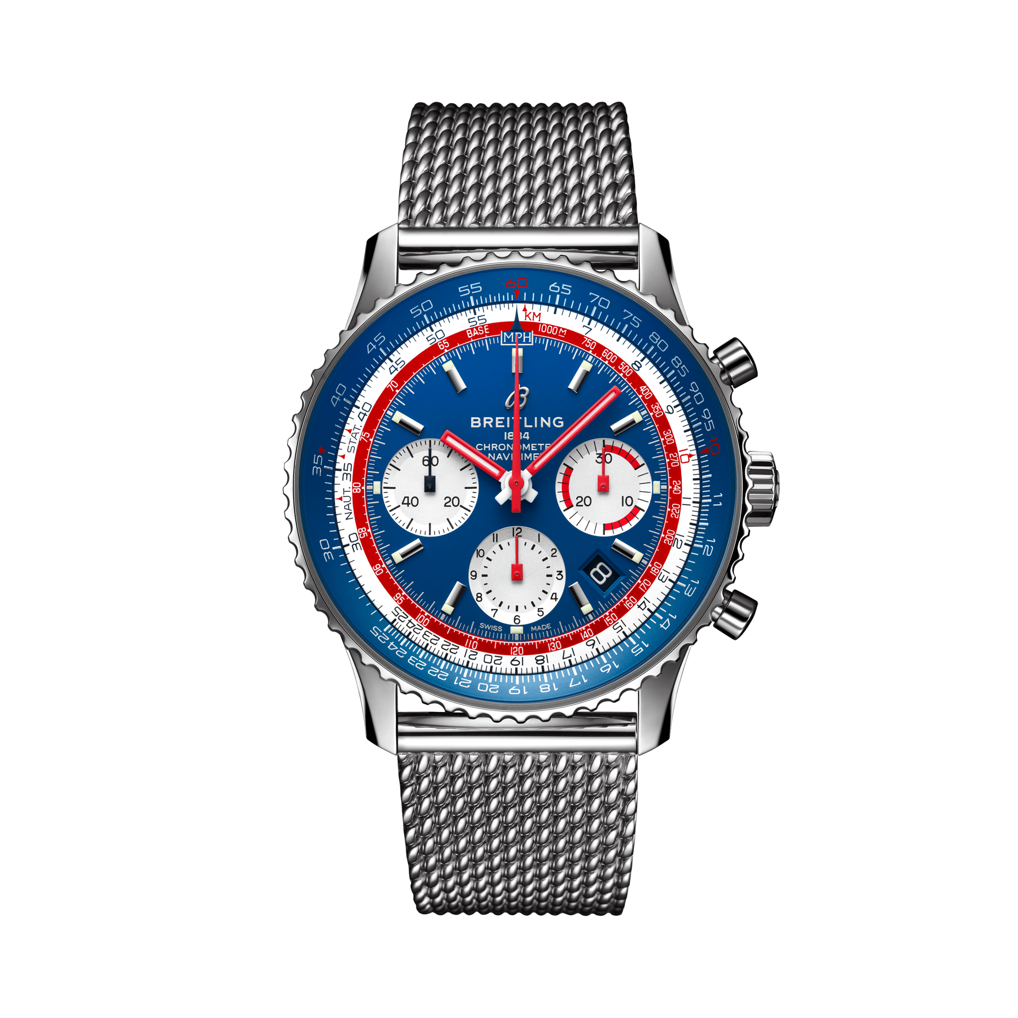 Breitling Navitimer B01 Chronograph 43 Pan Am 43mm, Blue Dial, Chronograph Numerals_1