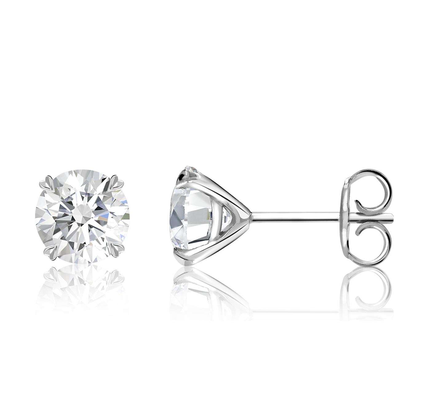 Windsor 1.80ct Diamond Stud Earrings Brilliant cut, Claw set_2