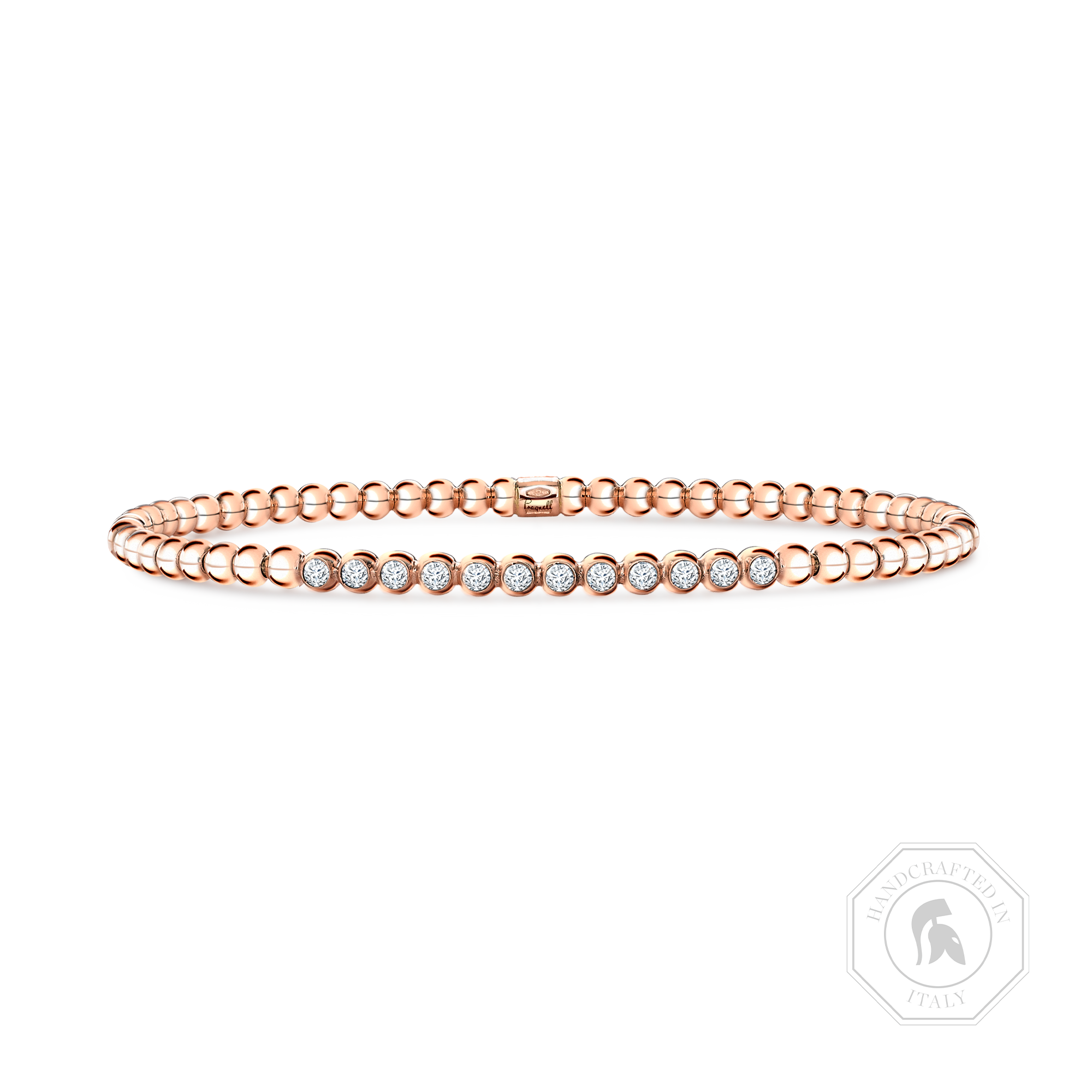 Bohemia Diamond Bracelet Brilliant Cut, Rubover Set_1