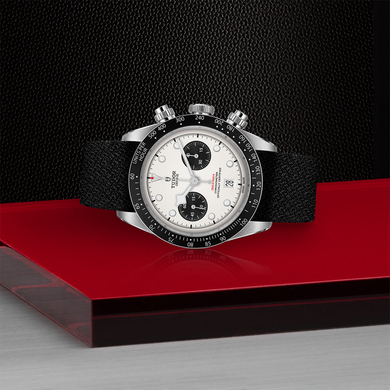 Tudor Black Bay Chrono 41mm, White Dial, Baton Markers_2