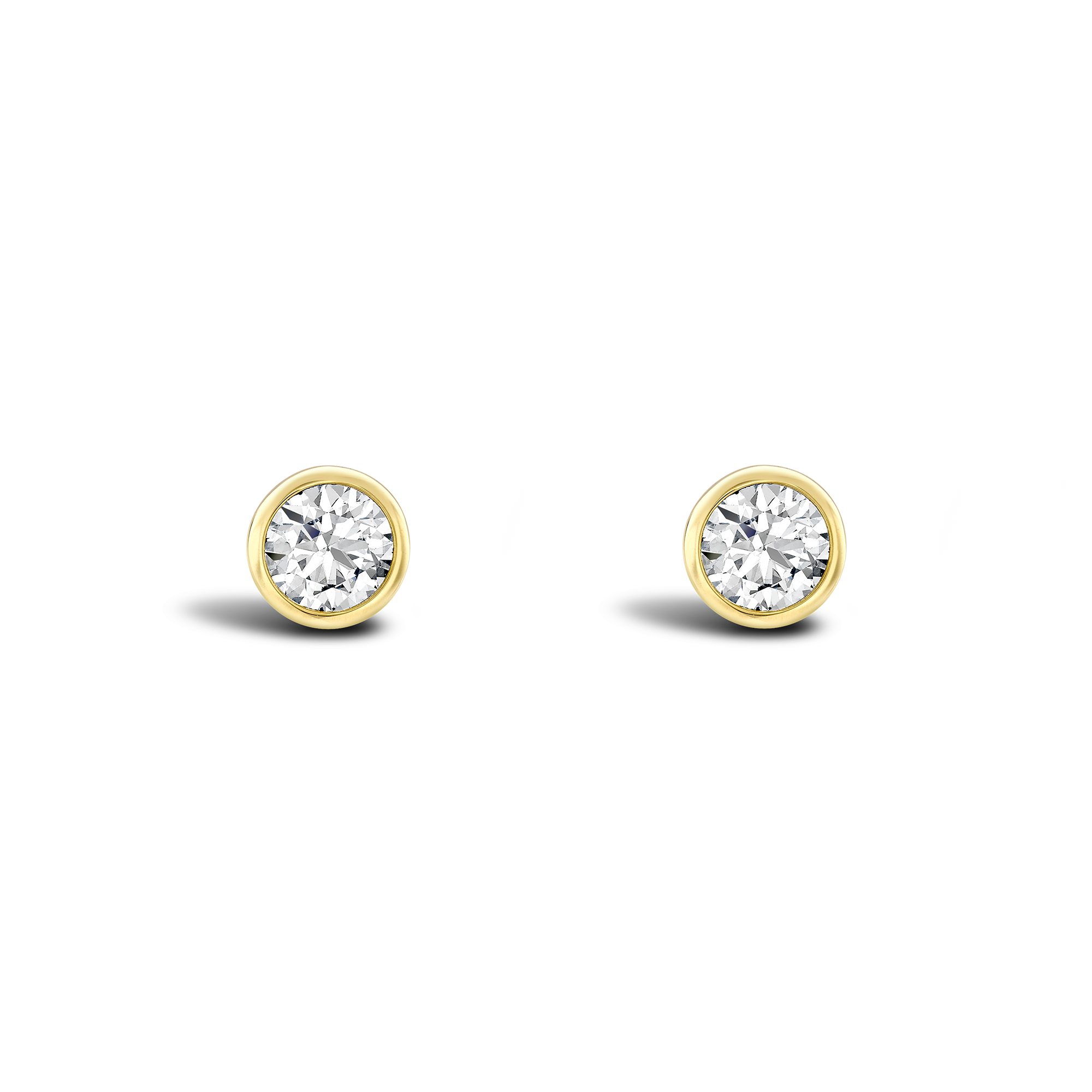 Sundance Diamond Stud Earrings Brilliant Cut, Rubover Set_1