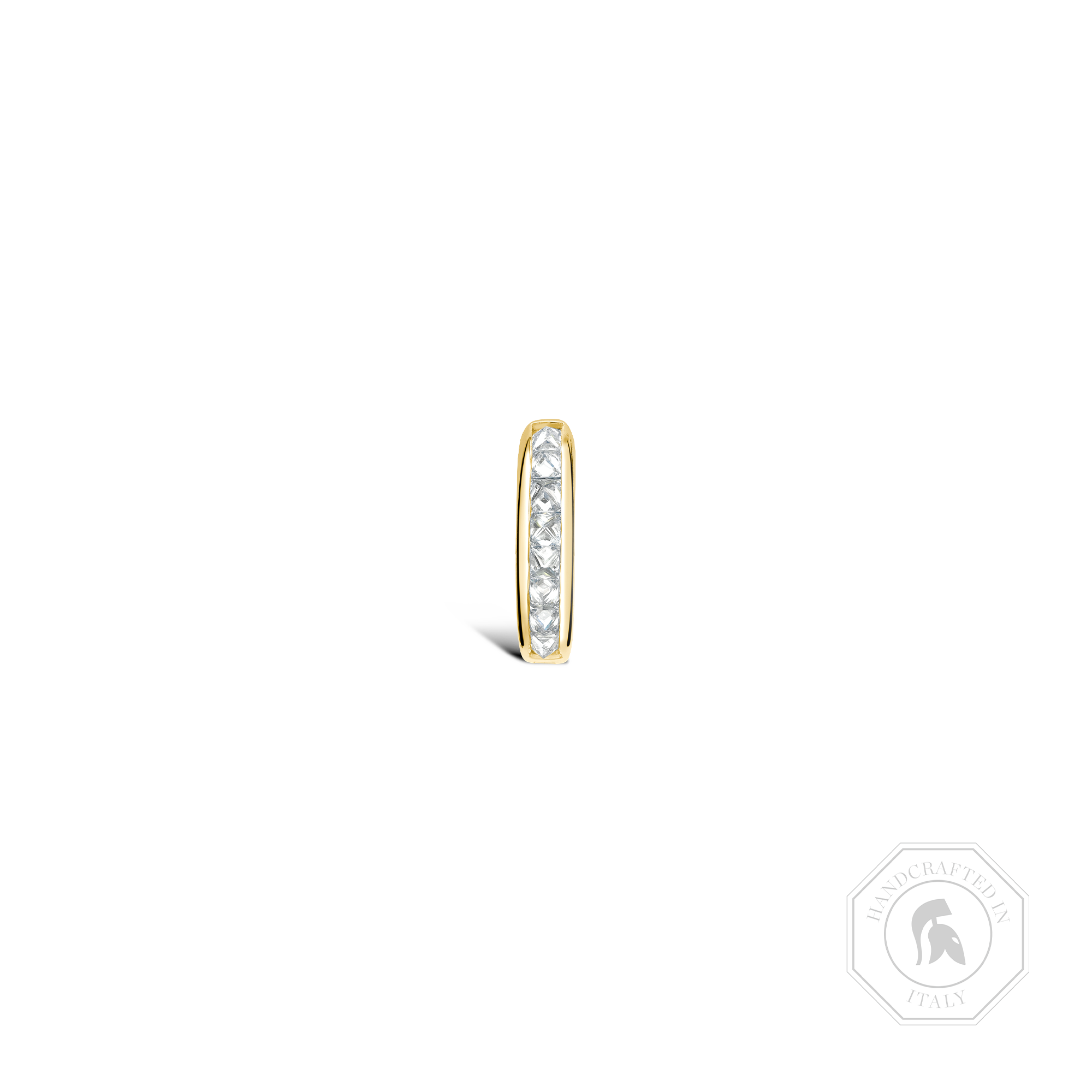 RockChic Diamond Hoop Earring Princess Cut_1
