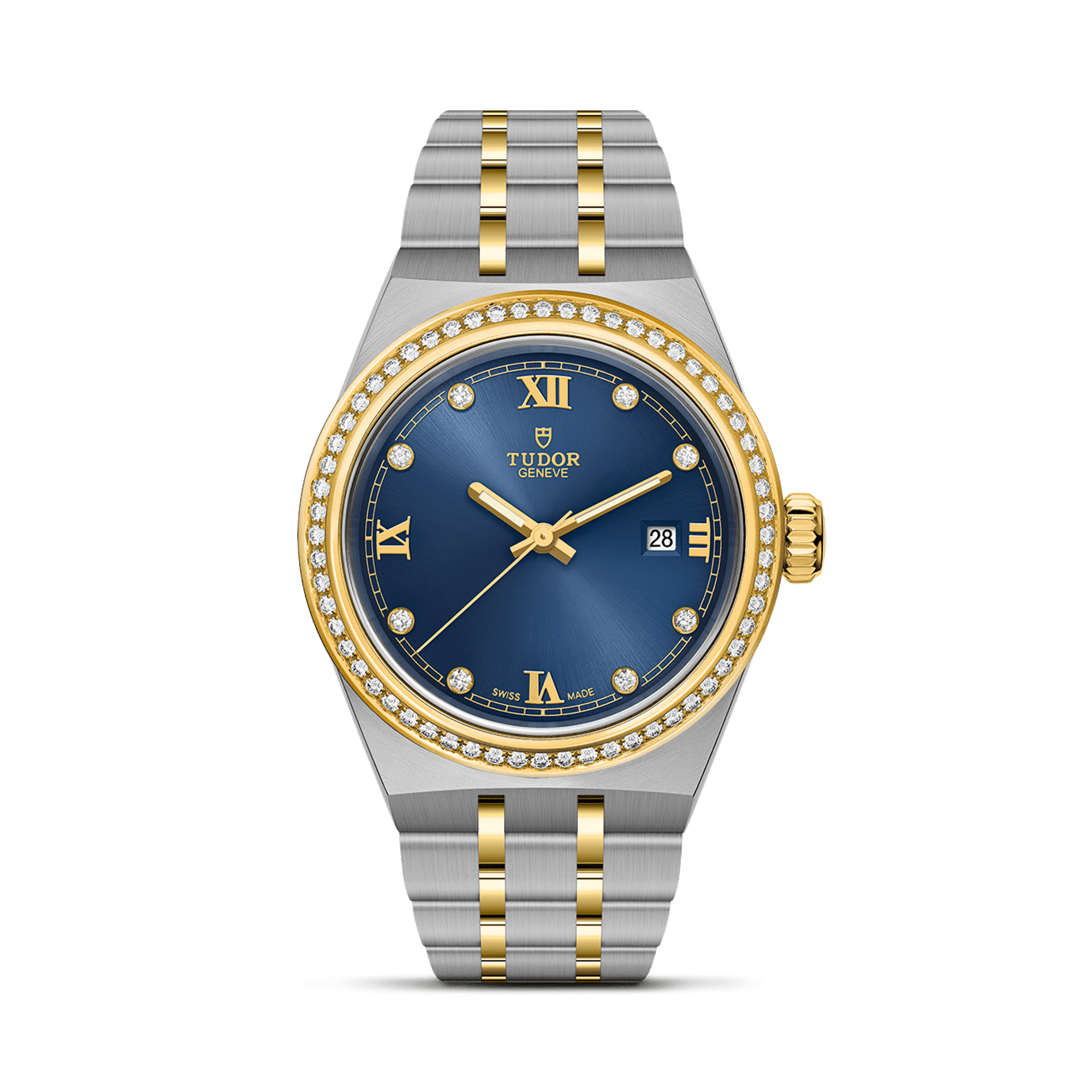 Tudor Royal 28mm. Diamond Set  Dial. Roman Numerals_1